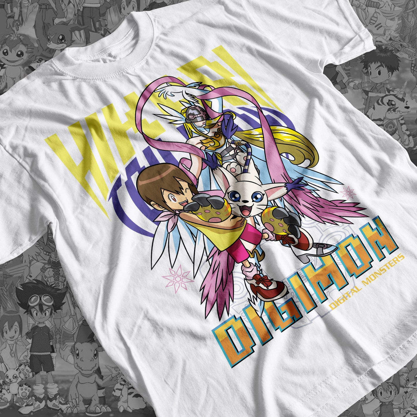 Digimon: Hikari 01 Premium Anime Design, High Quality DTF Print, 100% Cotton Shirt