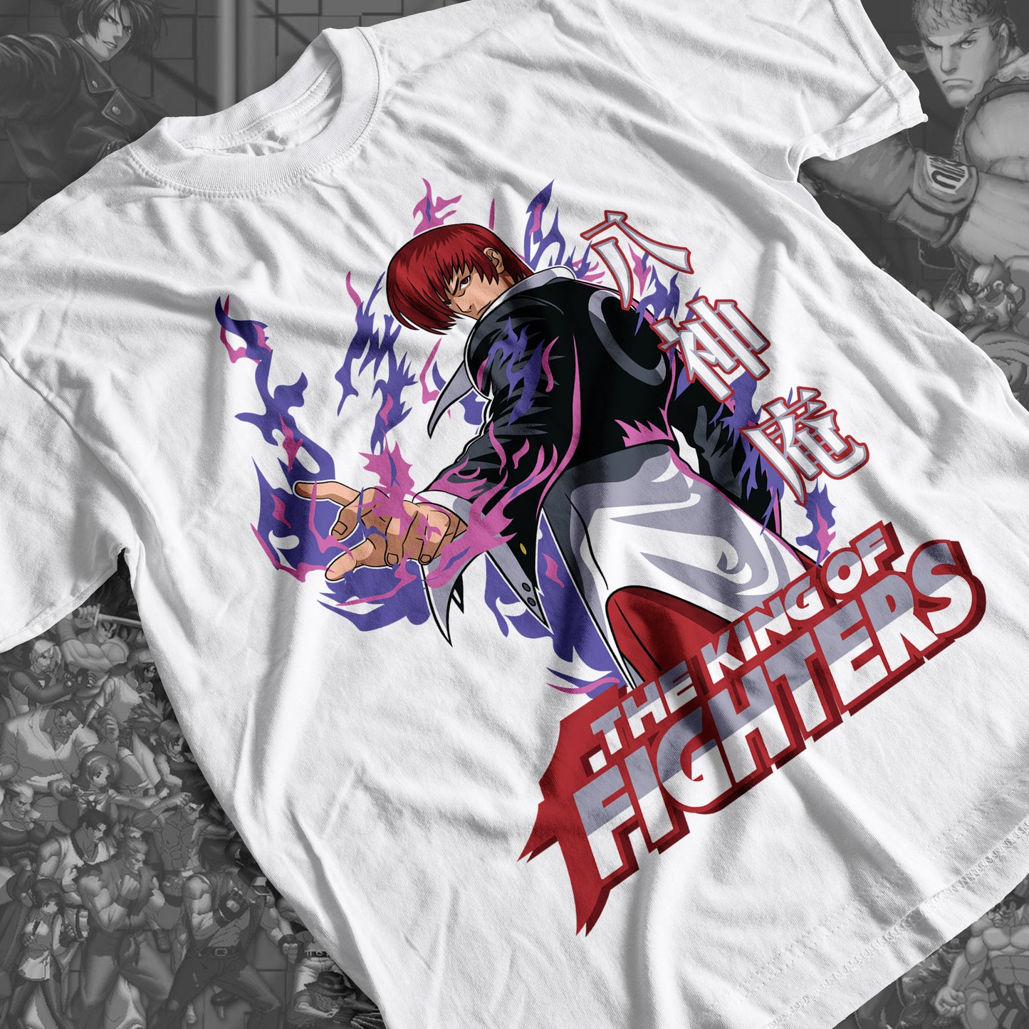 King of Fighters - Lori Yagami Premium Anime Design, High Quality DTF Print, 100% Cotton Shirt