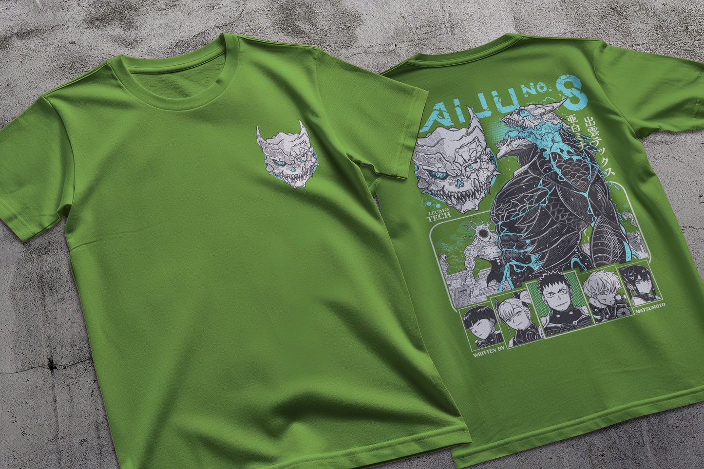 Kaiju - Kaiju No 8 01 Premium Anime Design, High Quality DTF Print, 100% Cotton Shirt