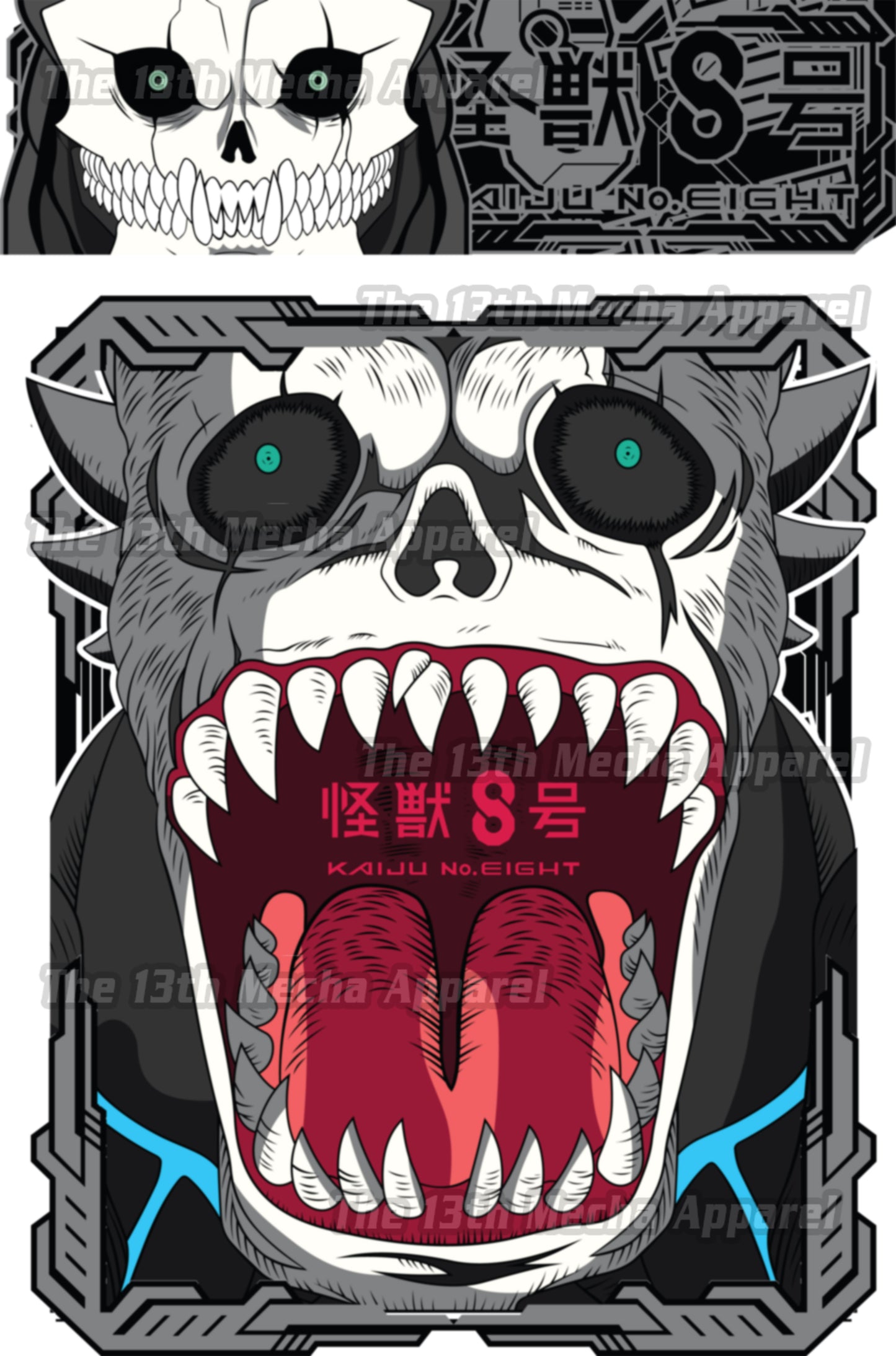 Kaiju No. 8 - Kafka Hibino 02 Premium Anime Design, High Quality DTF Print, 100% Cotton Shirt
