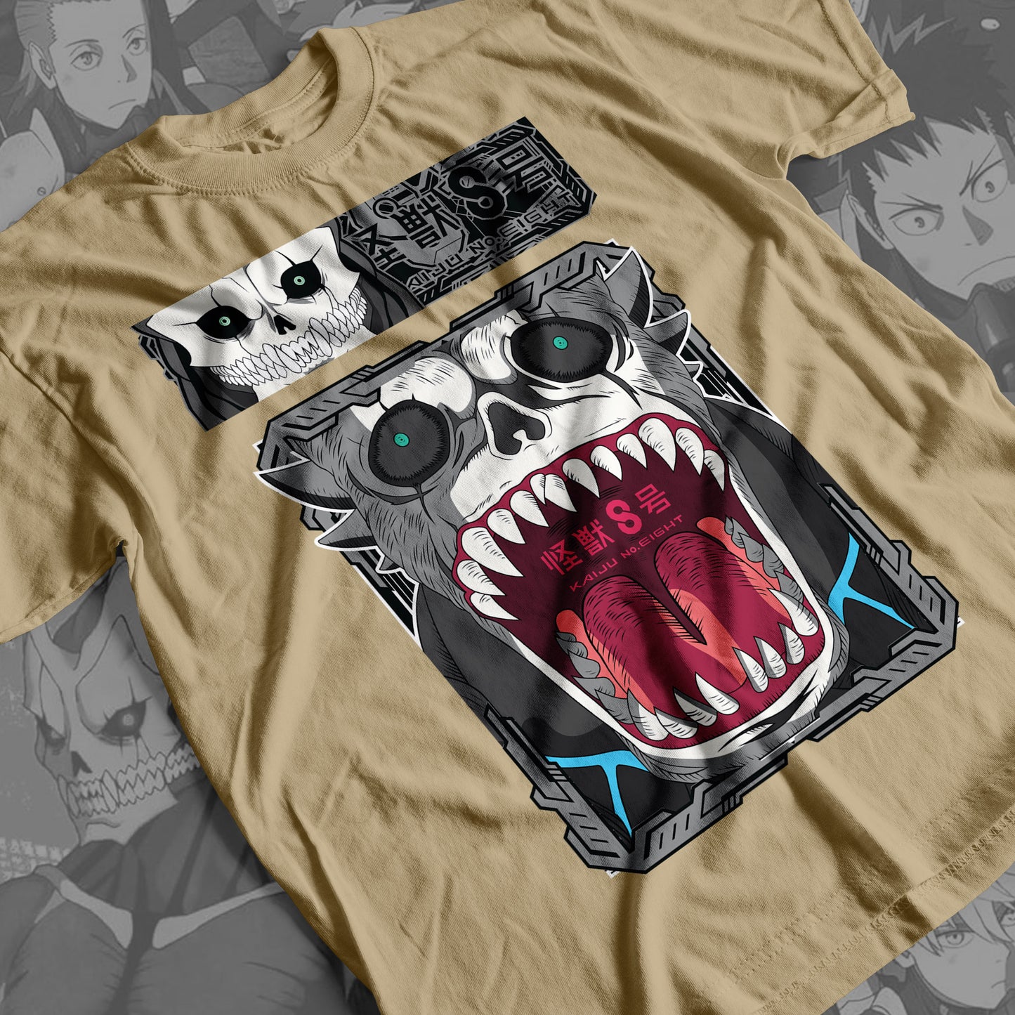 Kaiju No. 8 - Kafka Hibino 02 Premium Anime Design, High Quality DTF Print, 100% Cotton Shirt