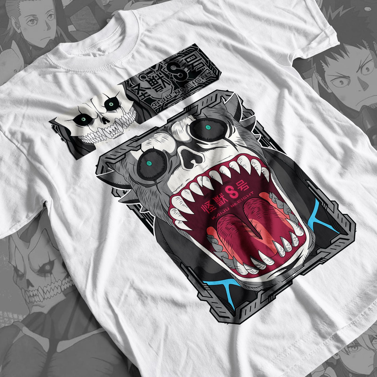 Kaiju No. 8 - Kafka Hibino 02 Premium Anime Design, High Quality DTF Print, 100% Cotton Shirt
