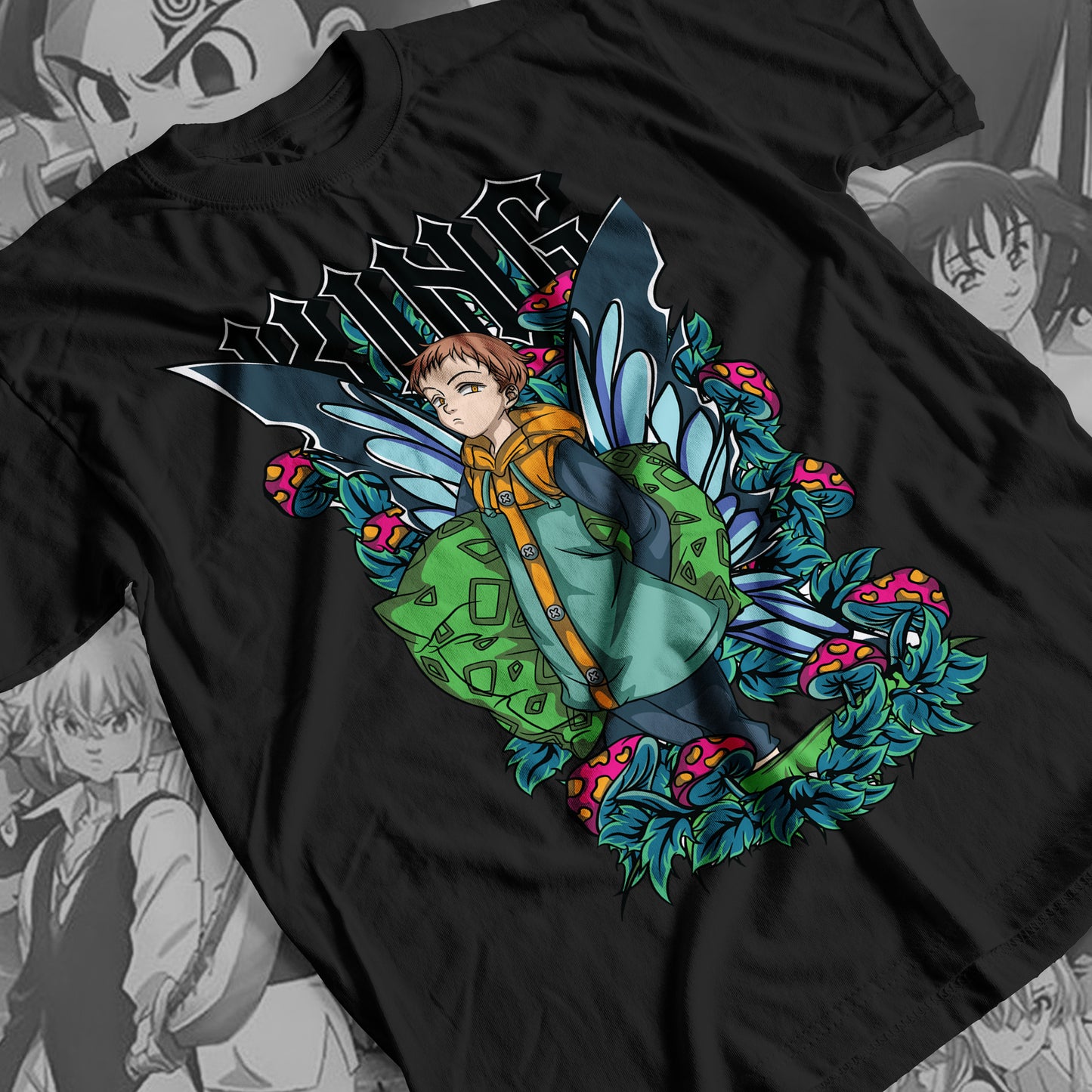 7 Deadly Sins Grizzly's Sin of Sloth - King 02 Premium Anime Design, High Quality DTF Print, 100% Cotton Shirt