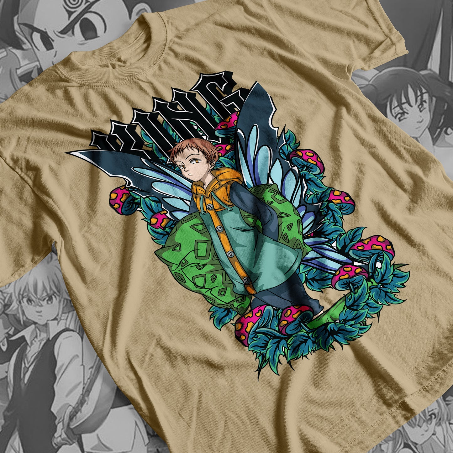 7 Deadly Sins Grizzly's Sin of Sloth - King 02 Premium Anime Design, High Quality DTF Print, 100% Cotton Shirt