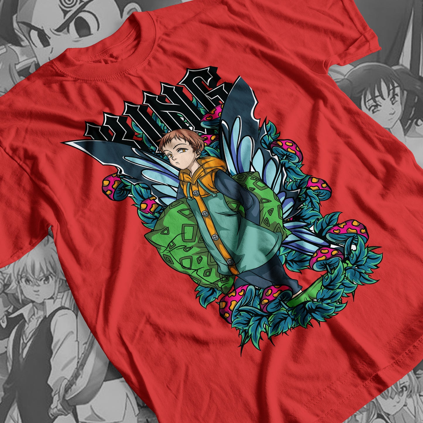 7 Deadly Sins Grizzly's Sin of Sloth - King 02 Premium Anime Design, High Quality DTF Print, 100% Cotton Shirt