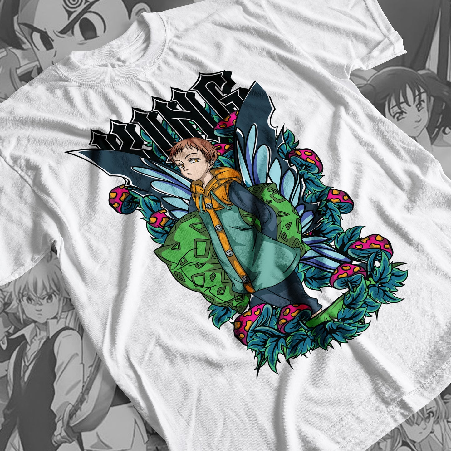 7 Deadly Sins Grizzly's Sin of Sloth - King 02 Premium Anime Design, High Quality DTF Print, 100% Cotton Shirt