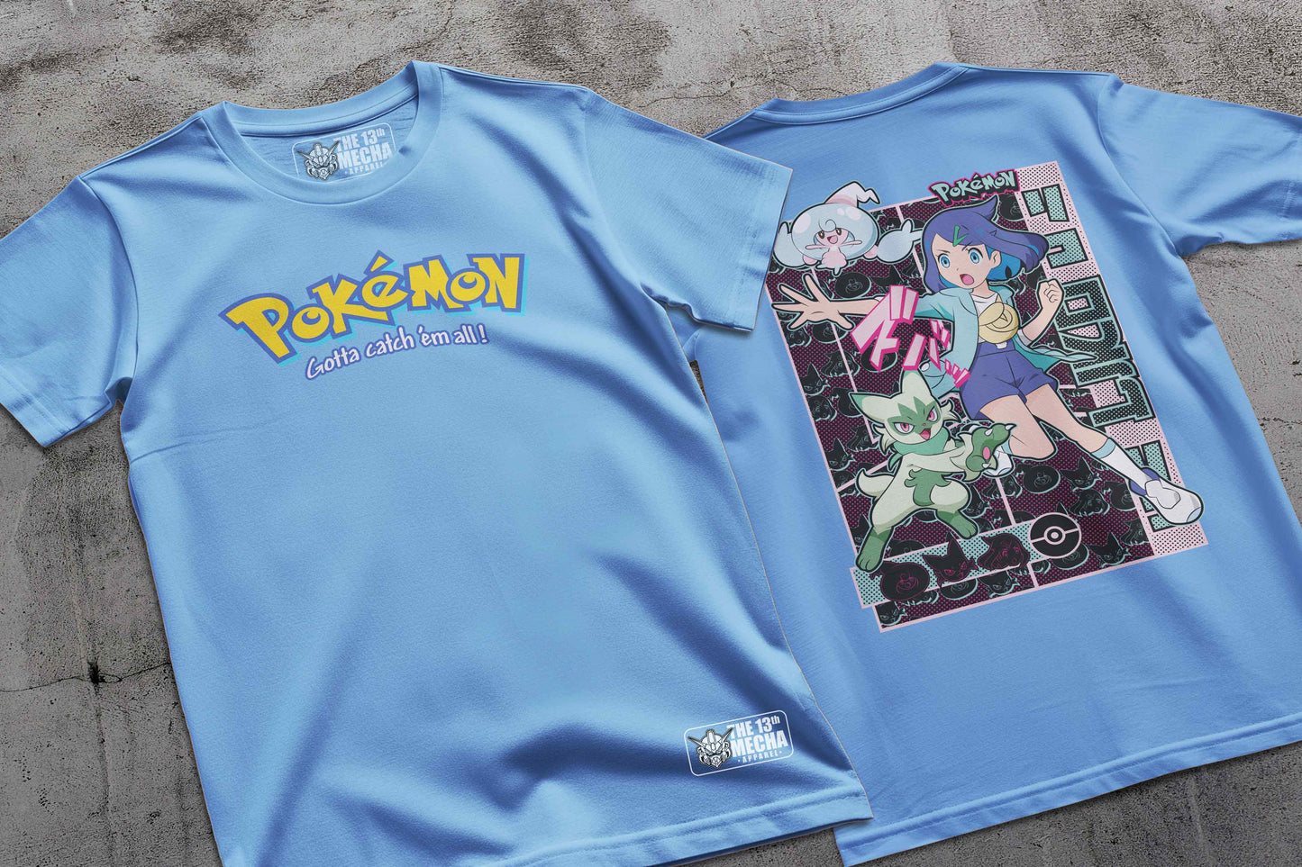 Pokemon - Liko 01 Premium Anime Design, High Quality DTF Print, 100% Cotton Shirt