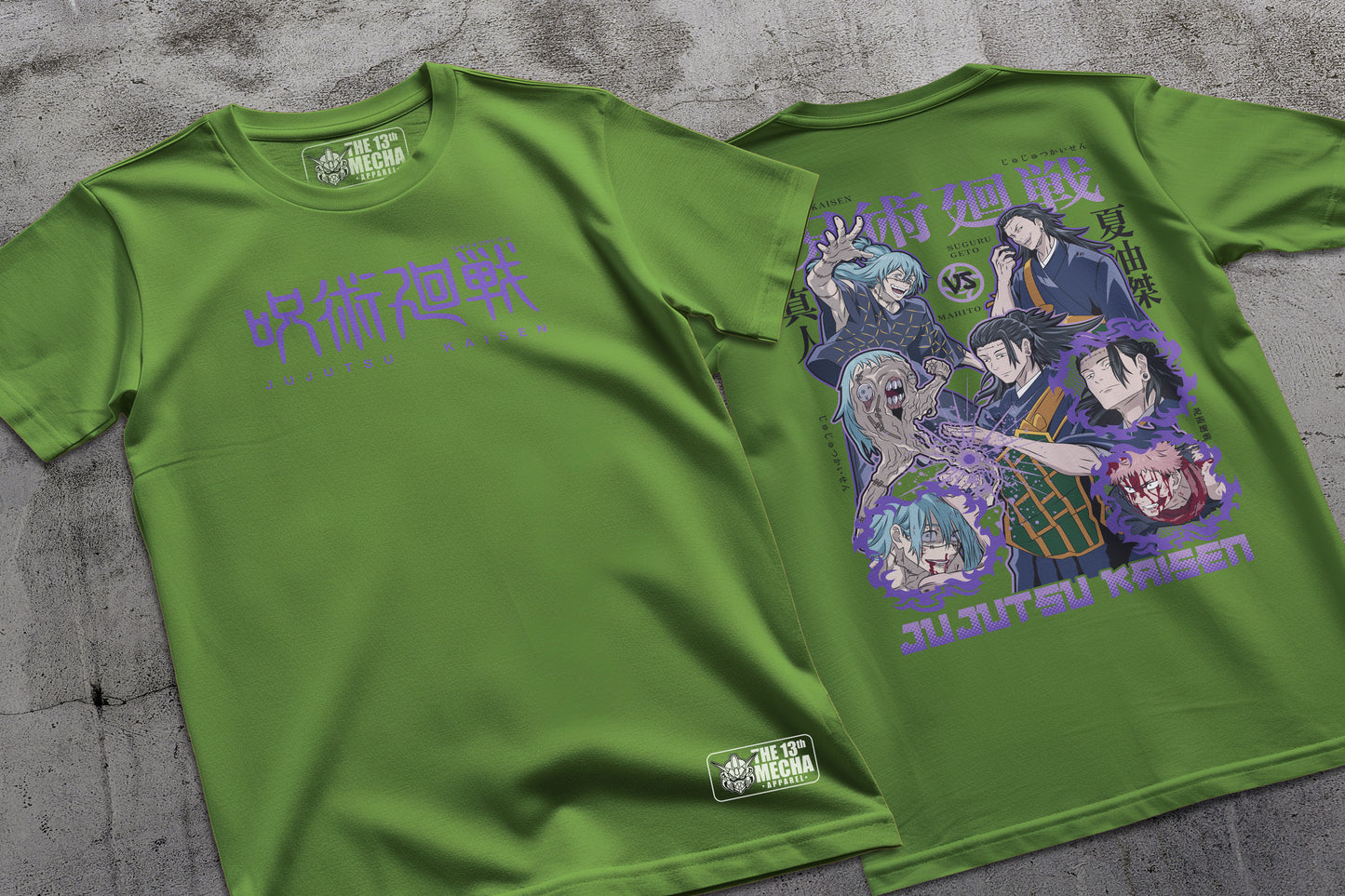 Jujutsu Kaisen - Mahito vs Geto 02 Premium Anime Design, High Quality DTF Print, 100% Cotton Shirt