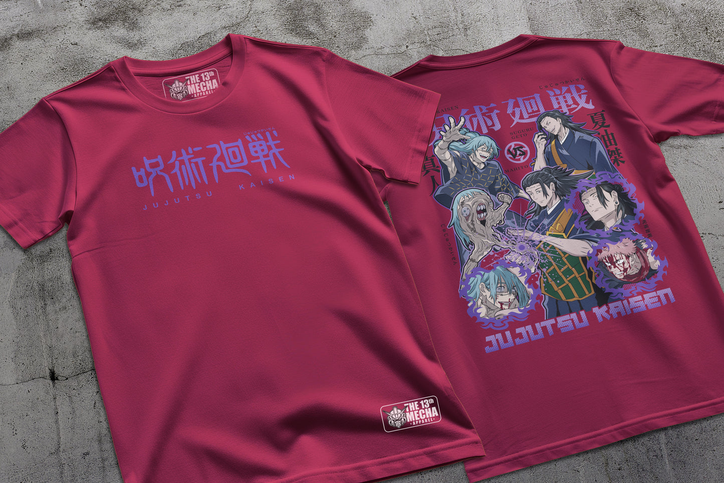 Jujutsu Kaisen - Mahito vs Geto 02 Premium Anime Design, High Quality DTF Print, 100% Cotton Shirt