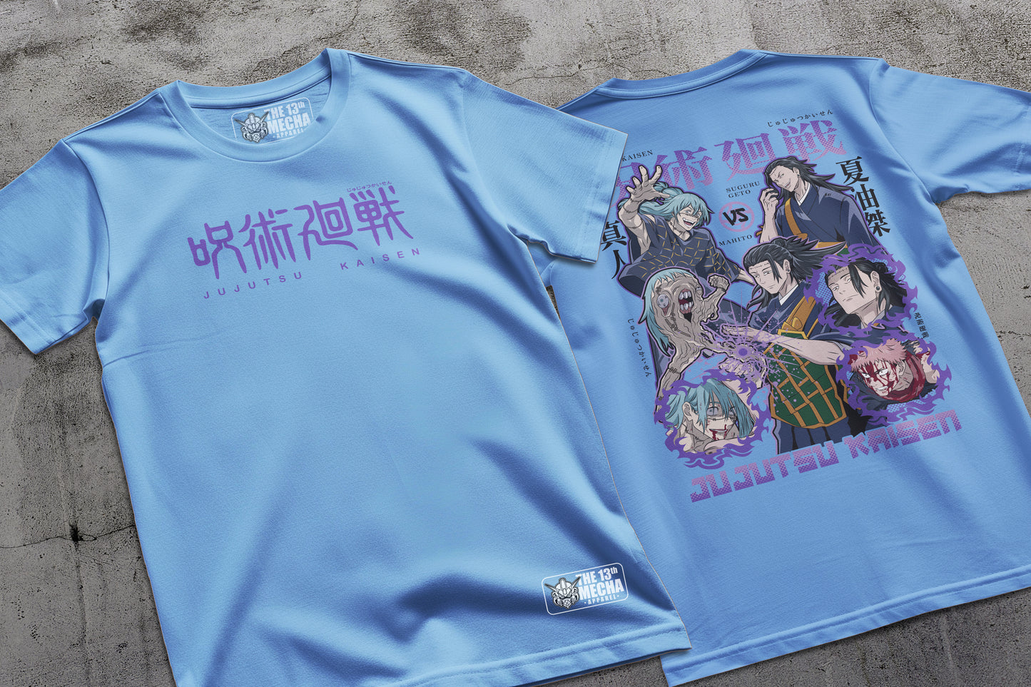 Jujutsu Kaisen - Mahito vs Geto 02 Premium Anime Design, High Quality DTF Print, 100% Cotton Shirt