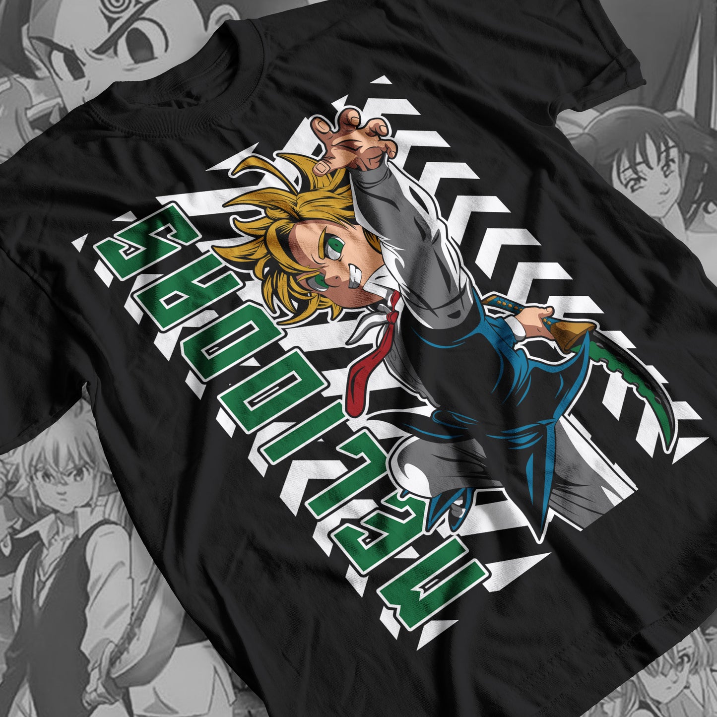 7 Deadly Sins Dragon Sin of Wrath - Meliodas 03 Premium Anime Design, High Quality DTF Print, 100% Cotton Shirt