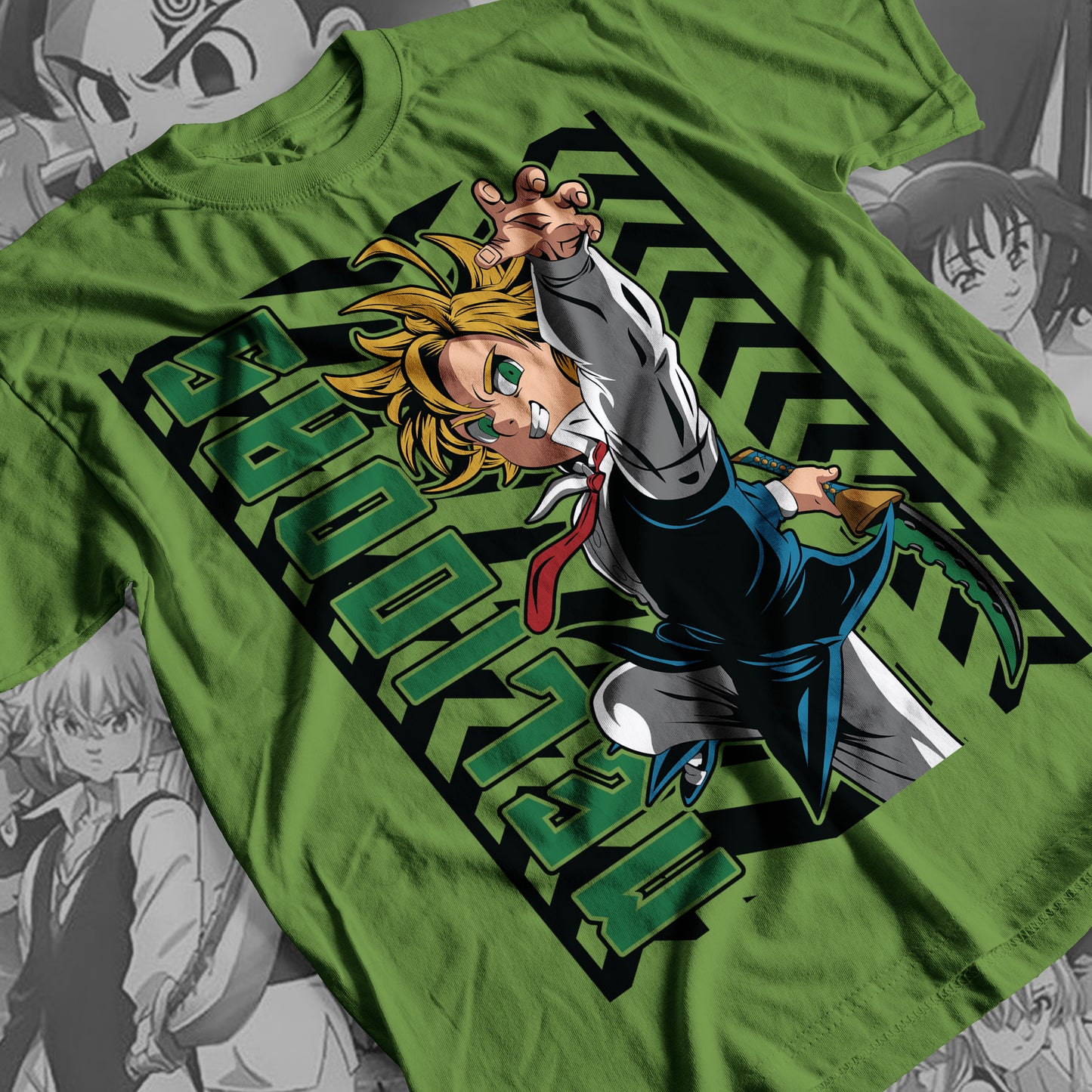 7 Deadly Sins Dragon Sin of Wrath - Meliodas 03 Premium Anime Design, High Quality DTF Print, 100% Cotton Shirt