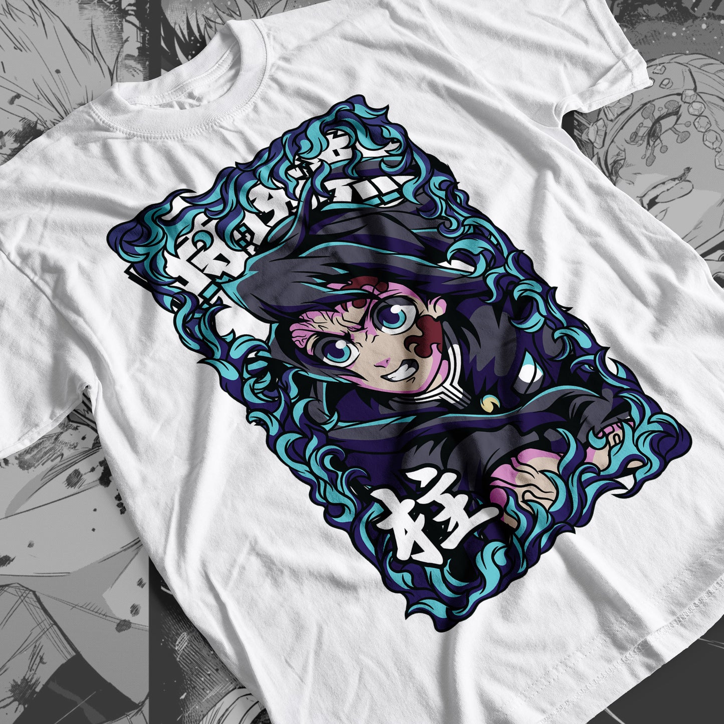Demon Slayer - Muichiro Tokito 09 Premium Anime Design, High Quality DTF Print, 100% Cotton Shirt
