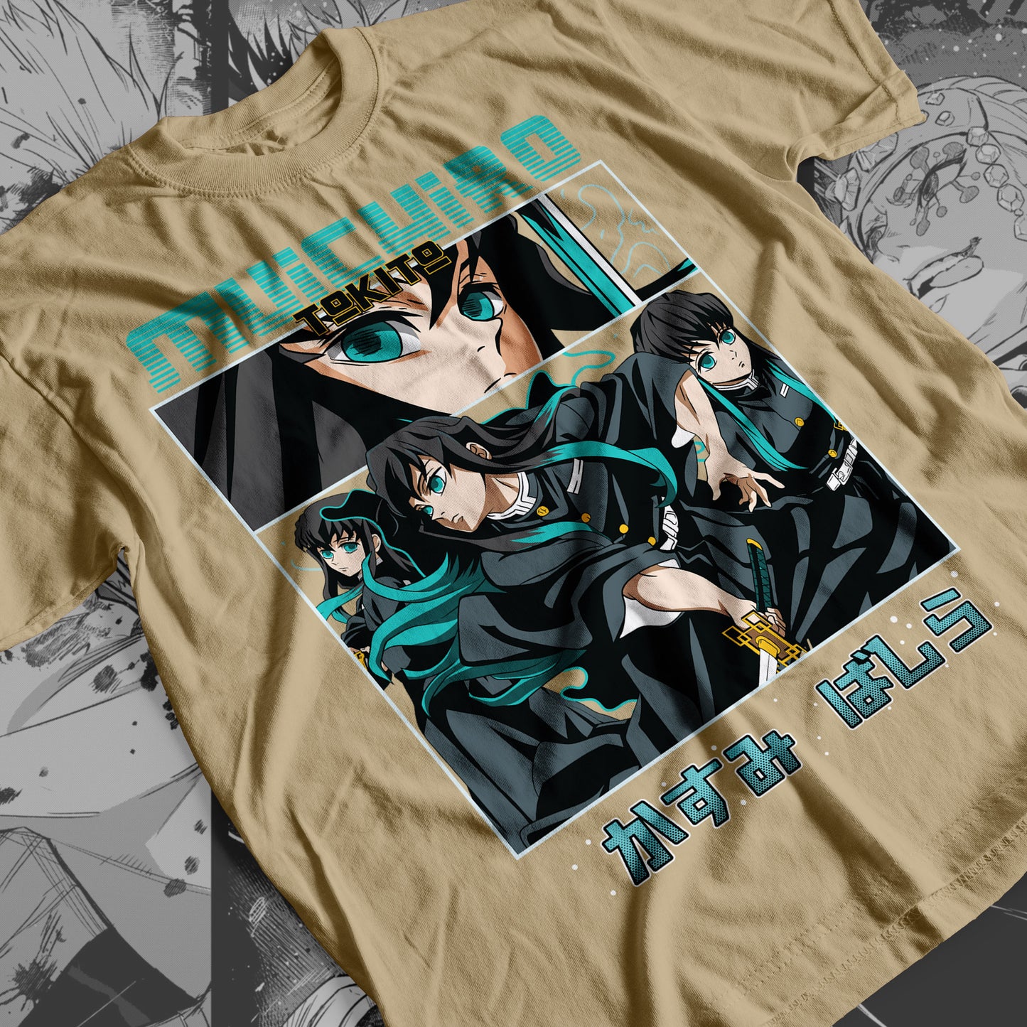 Demon Slayer - Muichiro Tokito 03 Premium Anime Design, High Quality DTF Print, 100% Cotton Shirt