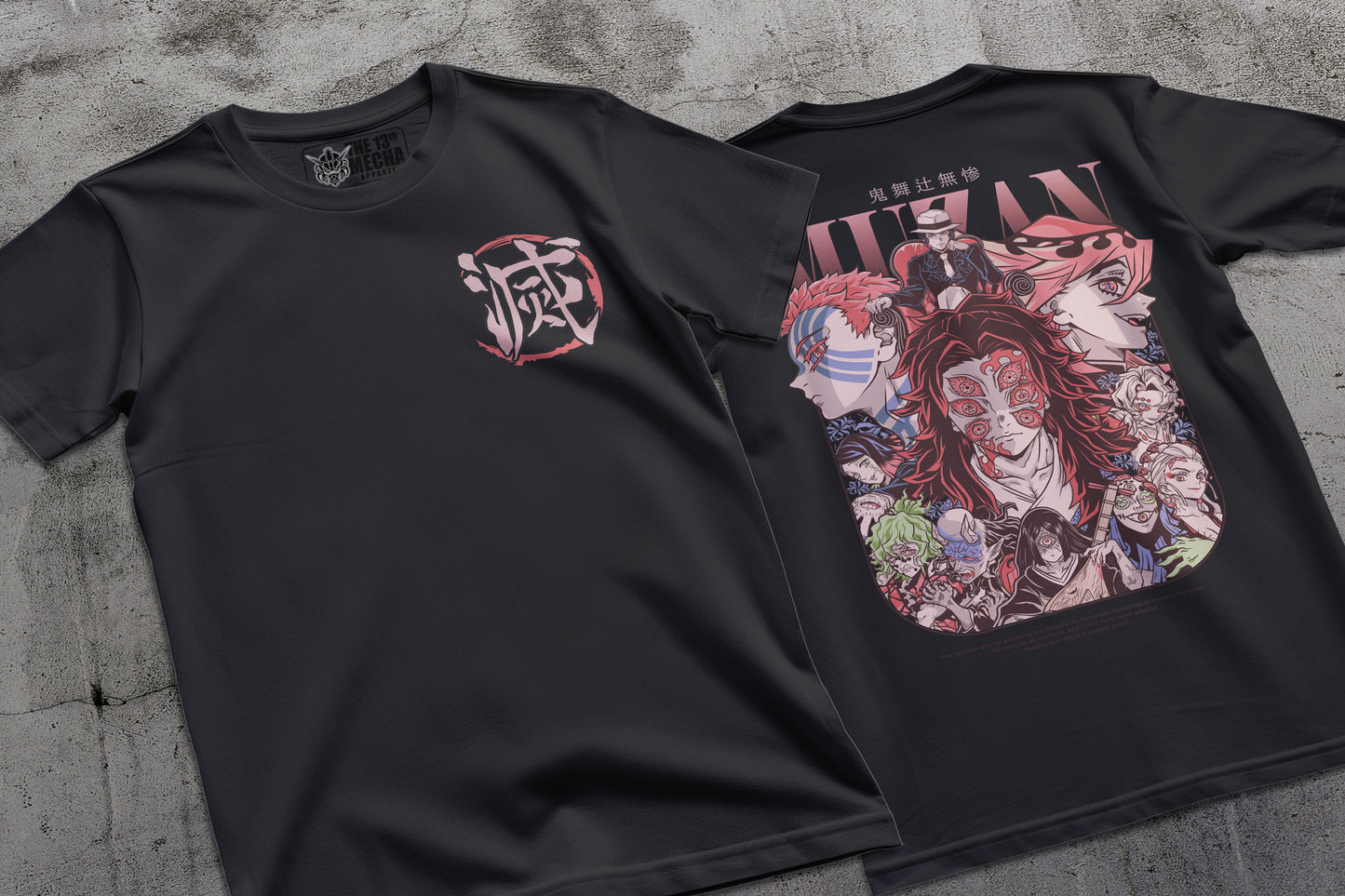 Demon Slayer - Muzan Kibutsuji 02 Premium Anime Design, High Quality DTF Print, 100% Cotton Shirt