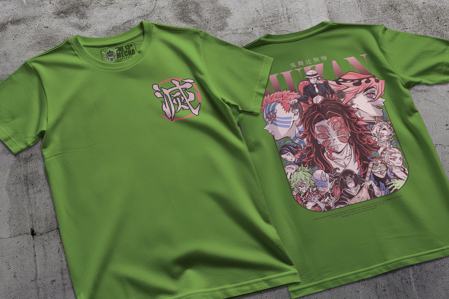 Demon Slayer - Muzan Kibutsuji 02 Premium Anime Design, High Quality DTF Print, 100% Cotton Shirt