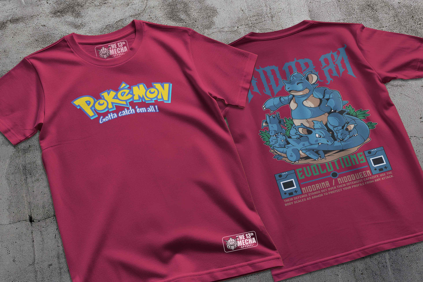 Pokemon - Nidorina 01 Premium Anime Design, High Quality DTF Print, 100% Cotton Shirt