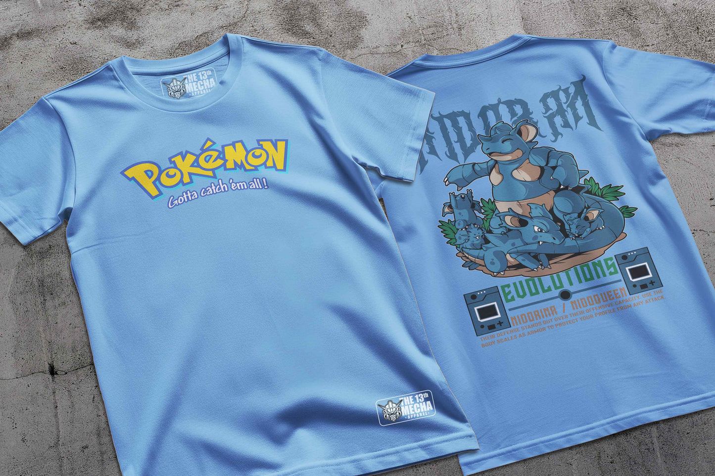 Pokemon - Nidorina 01 Premium Anime Design, High Quality DTF Print, 100% Cotton Shirt