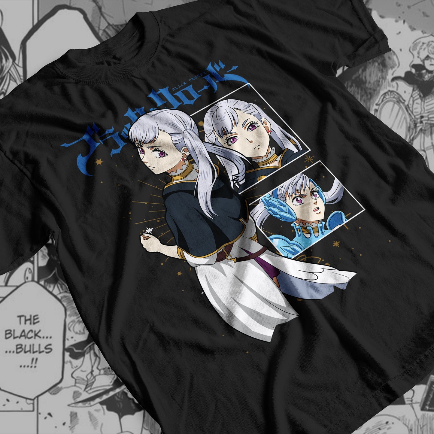 Black Clover - Noelle 01 Premium Anime Design, High Quality DTF Print, 100% Cotton Shirt