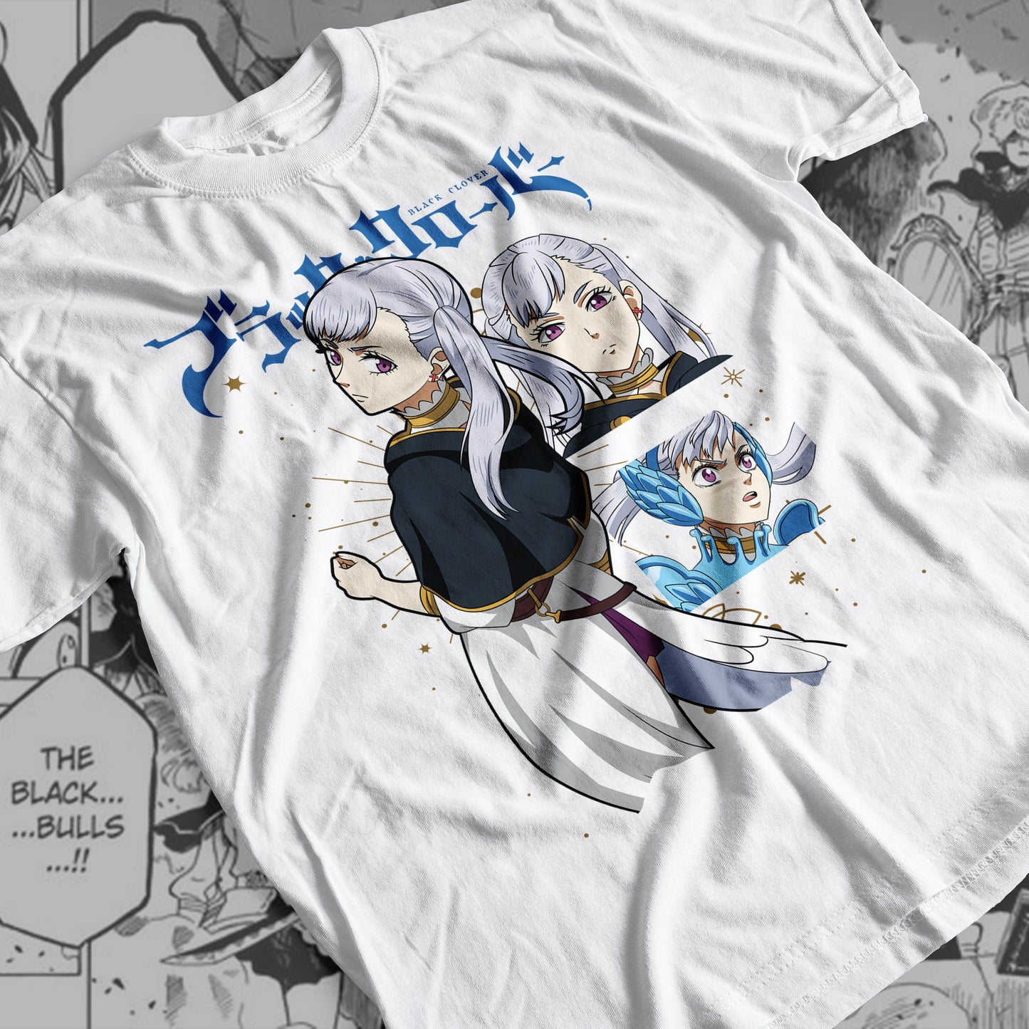 Black Clover - Noelle 01 Premium Anime Design, High Quality DTF Print, 100% Cotton Shirt