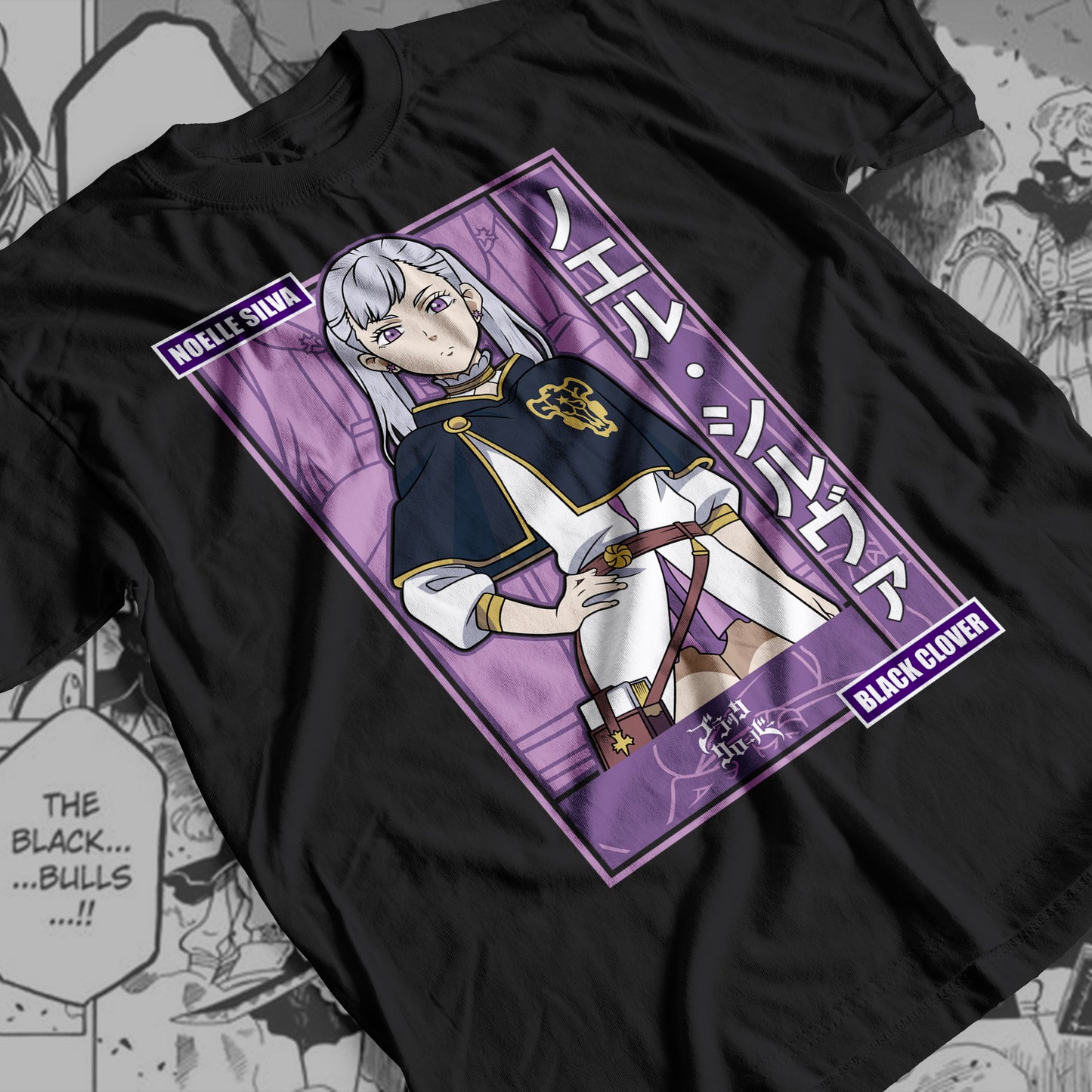 Black Clover - Noelle 02 Premium Anime Design, High Quality DTF Print, 100% Cotton Shirt