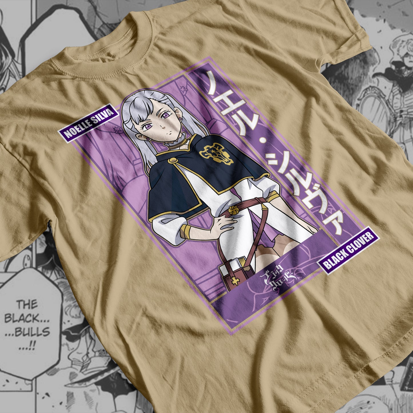 Black Clover - Noelle 02 Premium Anime Design, High Quality DTF Print, 100% Cotton Shirt