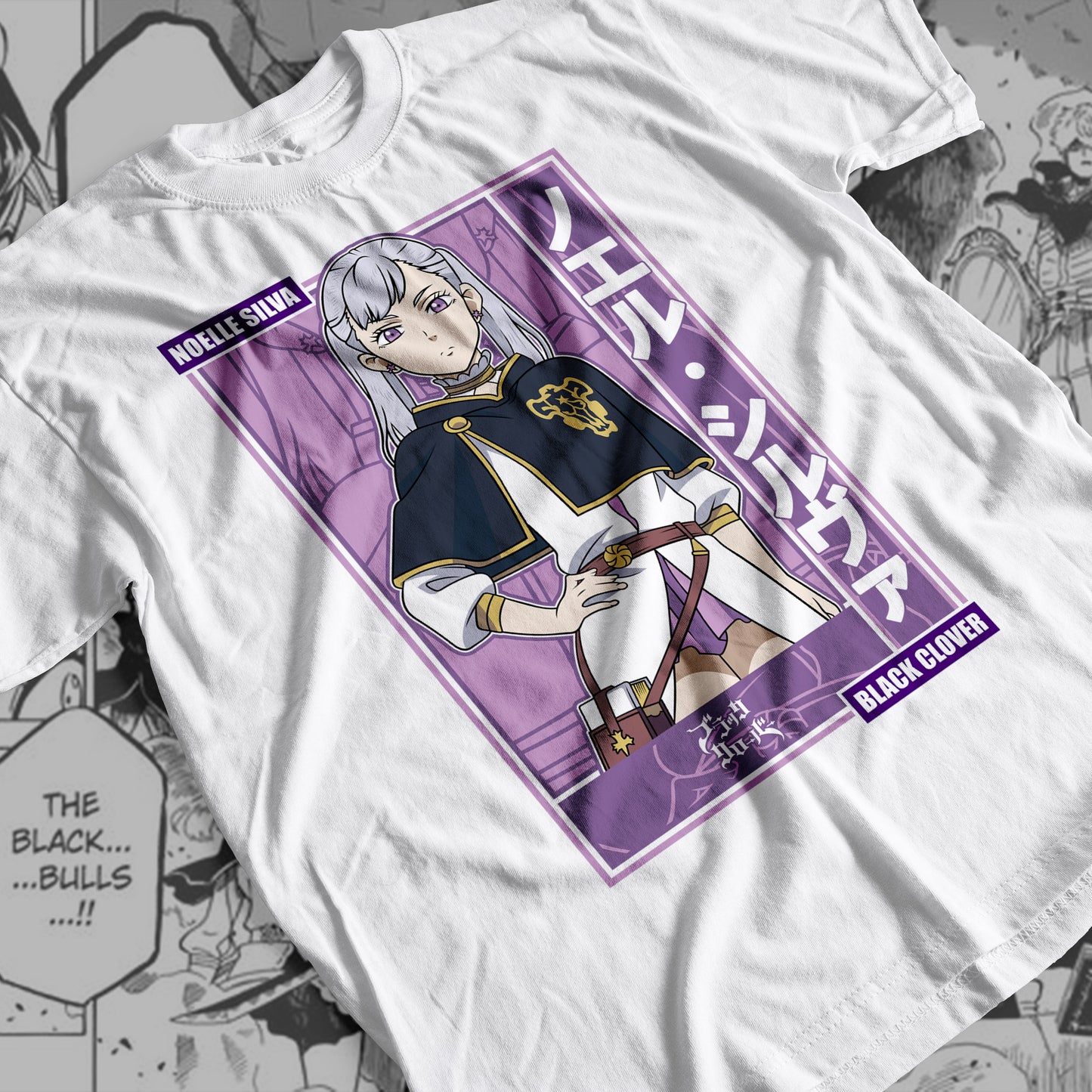 Black Clover - Noelle 02 Premium Anime Design, High Quality DTF Print, 100% Cotton Shirt