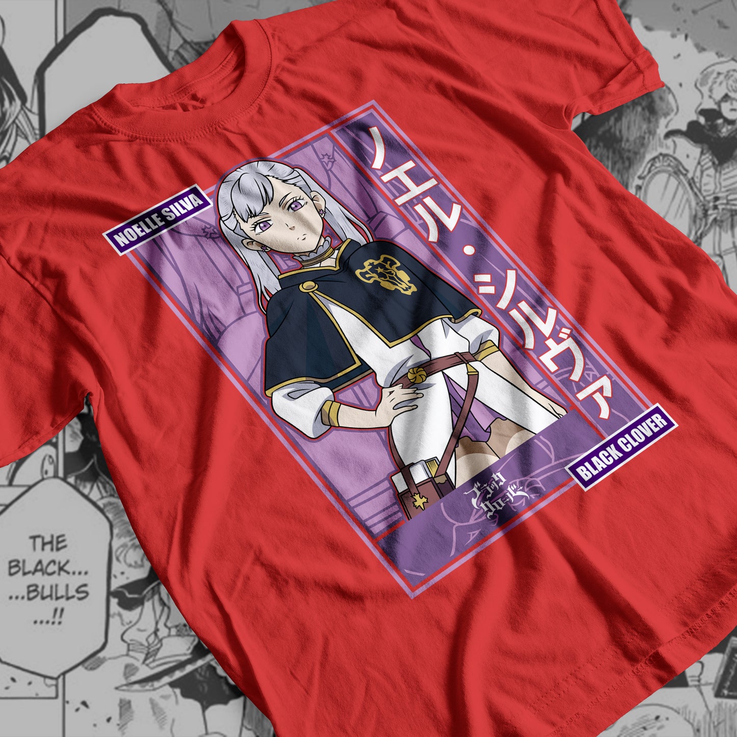 Black Clover - Noelle 02 Premium Anime Design, High Quality DTF Print, 100% Cotton Shirt