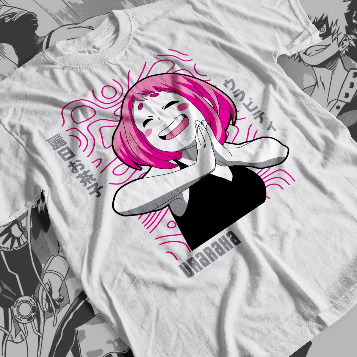 My Hero Academia - Ochako Uraraka 04 Premium Anime Design, High Quality DTF Print, 100% Cotton Shirt