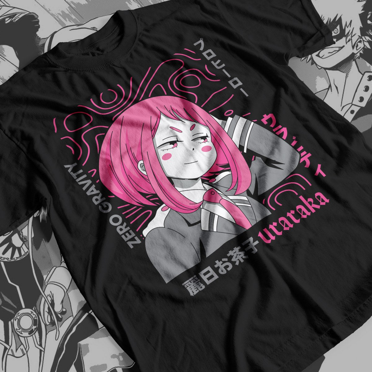 My Hero Academia - Ochako Uraraka 04 Premium Anime Design, High Quality DTF Print, 100% Cotton Shirt