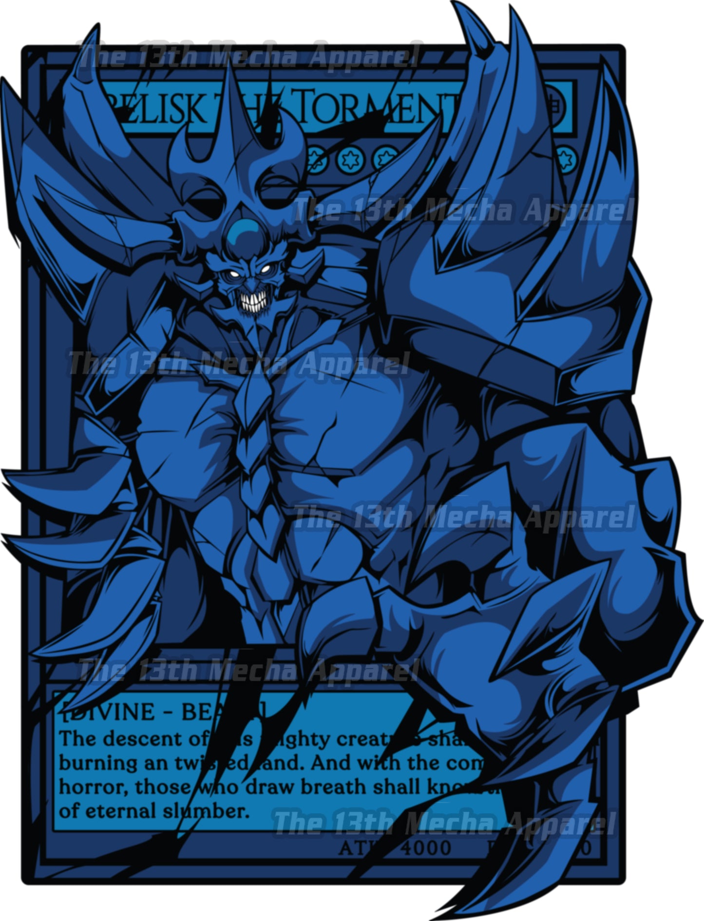 Yu-Gi-Oh-OBELISK Premium Anime Design, High Quality DTF Print, 100% Cotton Shirt Success Active