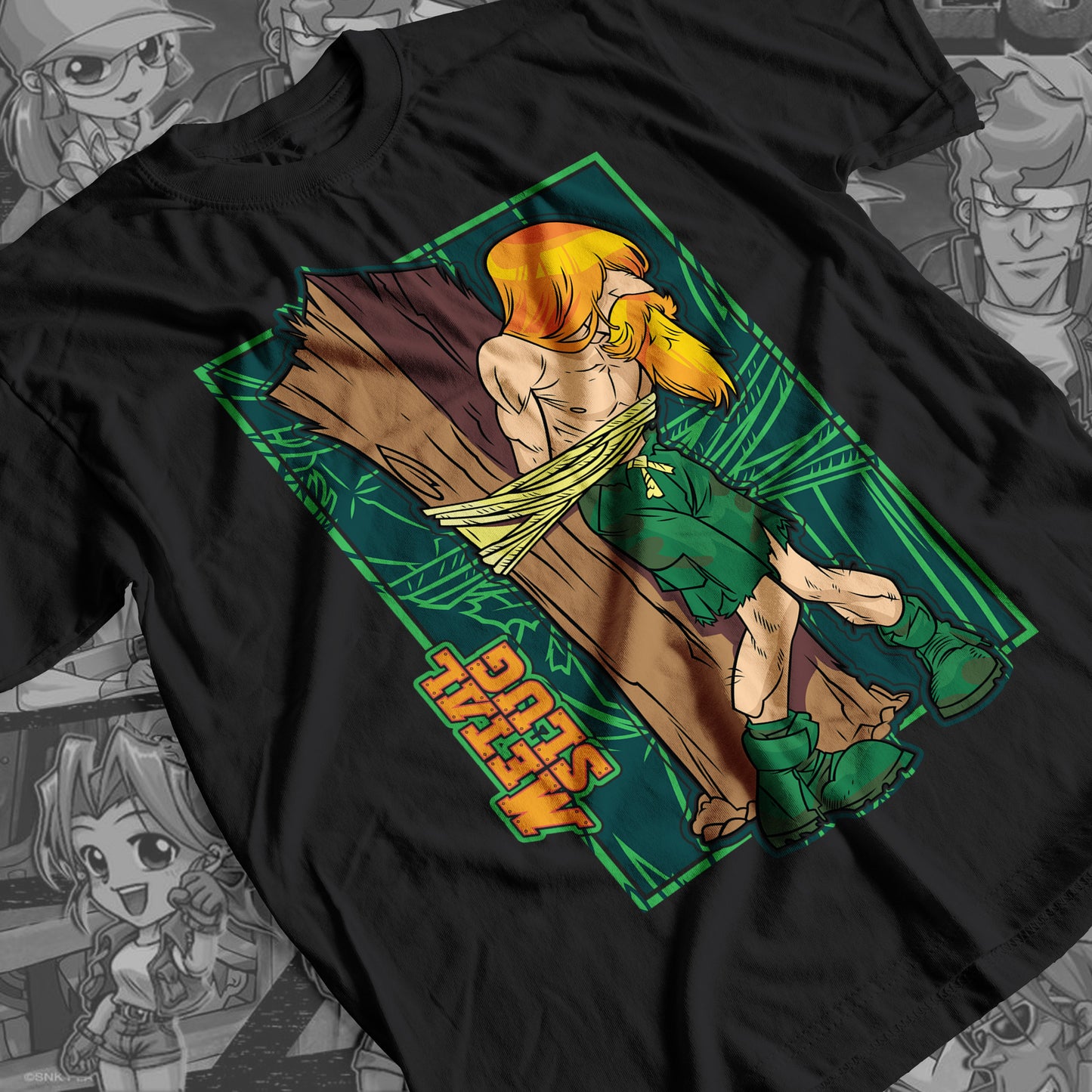 Metal Slug - POW Premium Anime Design, High Quality DTF Print, 100% Cotton Shirt