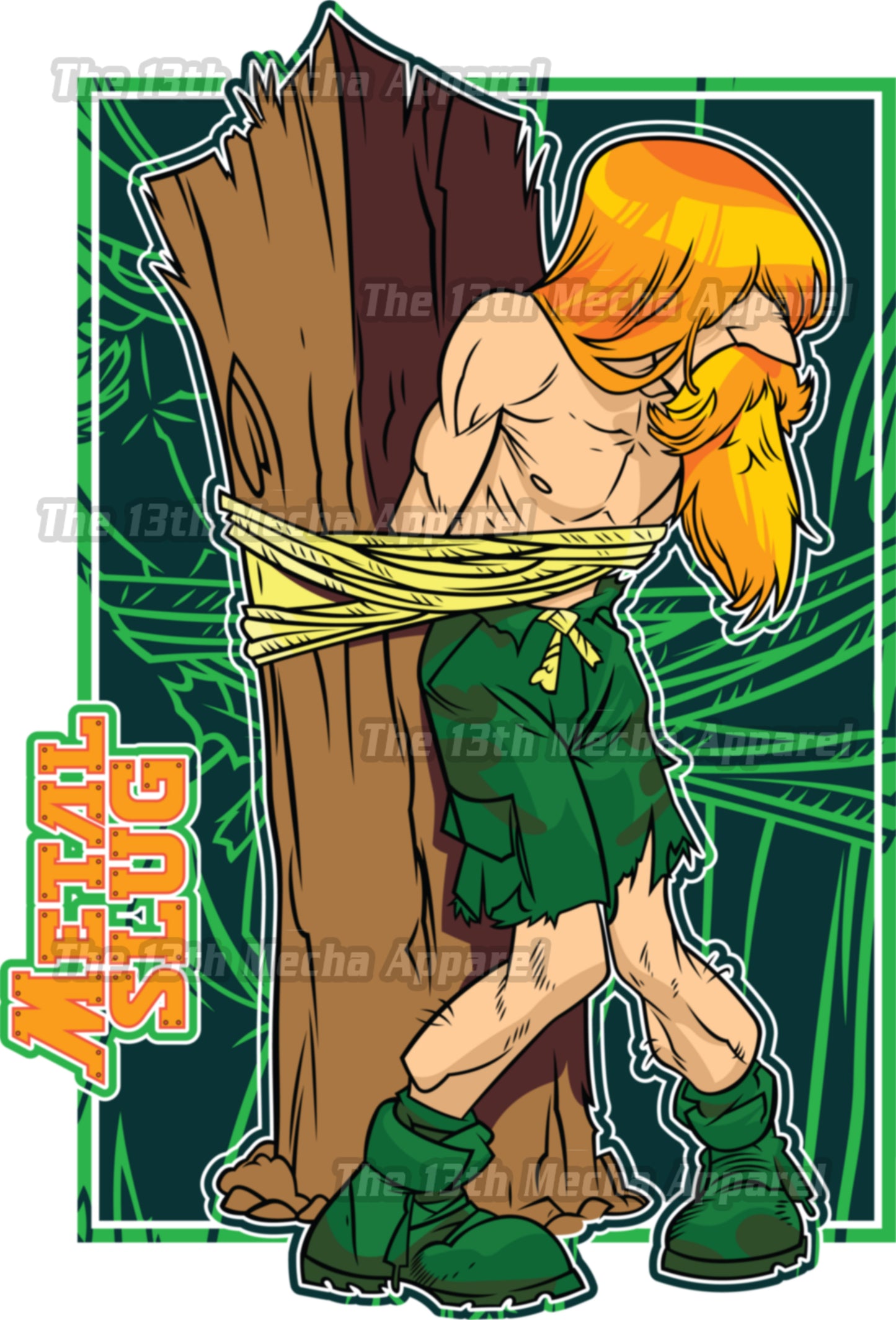 Metal Slug - POW Premium Anime Design, High Quality DTF Print, 100% Cotton Shirt