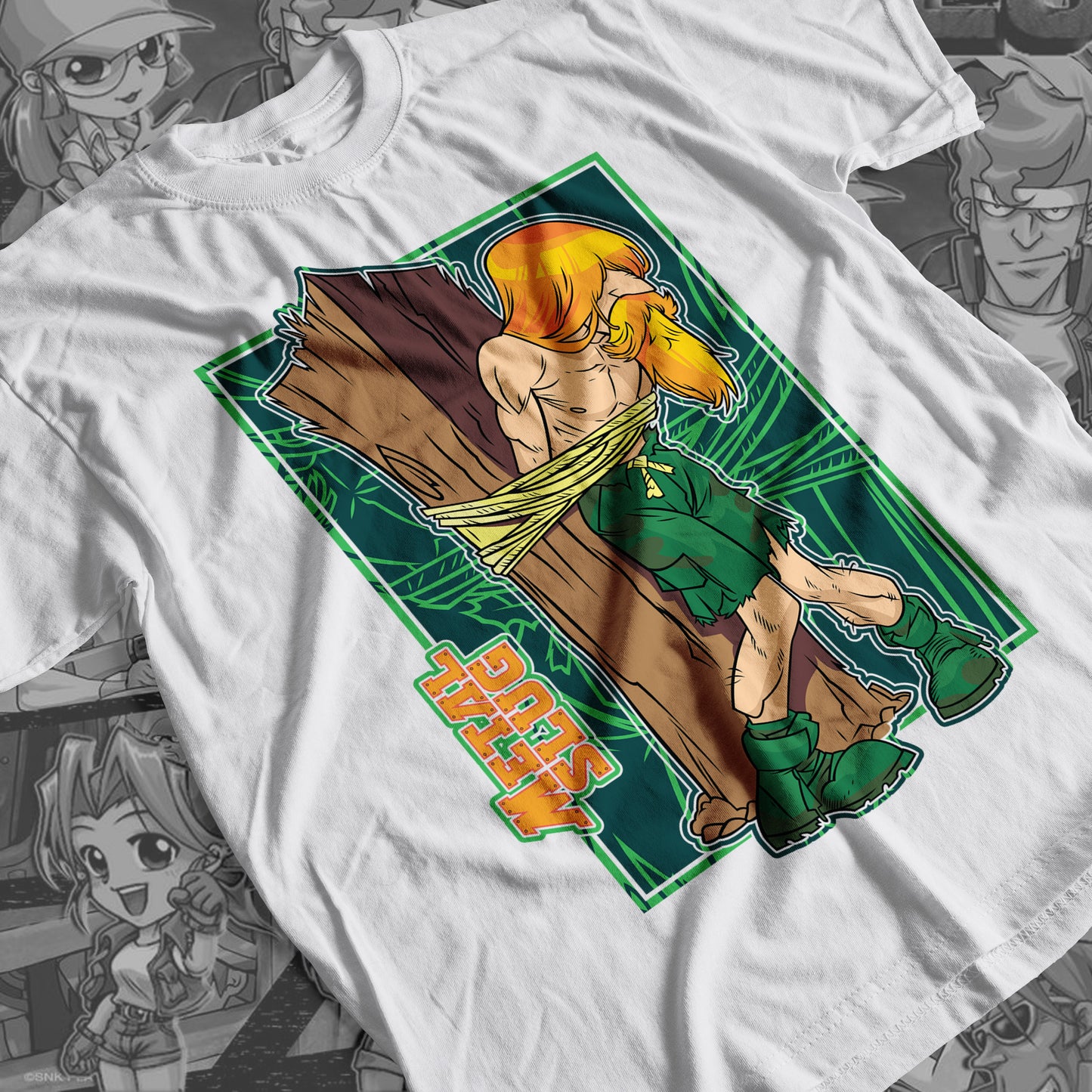 Metal Slug - POW Premium Anime Design, High Quality DTF Print, 100% Cotton Shirt