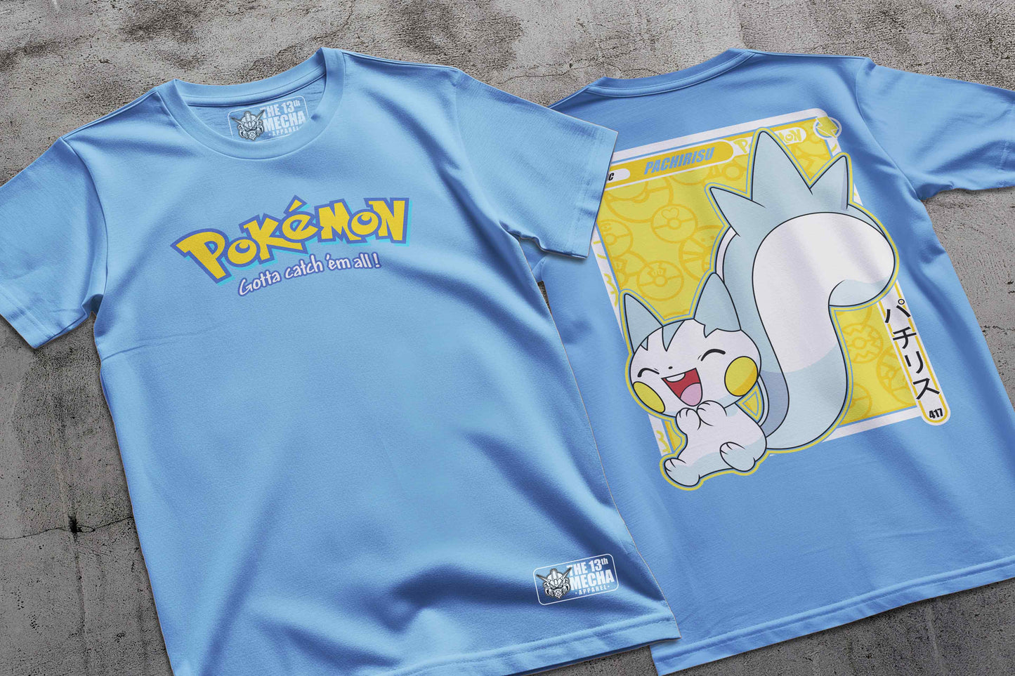 Pokemon - Pachirisu 01 Premium Anime Design, High Quality DTF Print, 100% Cotton Shirt