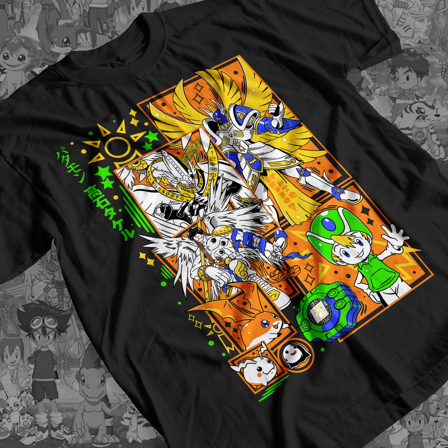 Digimon: Patamon 01 Premium Anime Design, High Quality DTF Print, 100% Cotton Shirt
