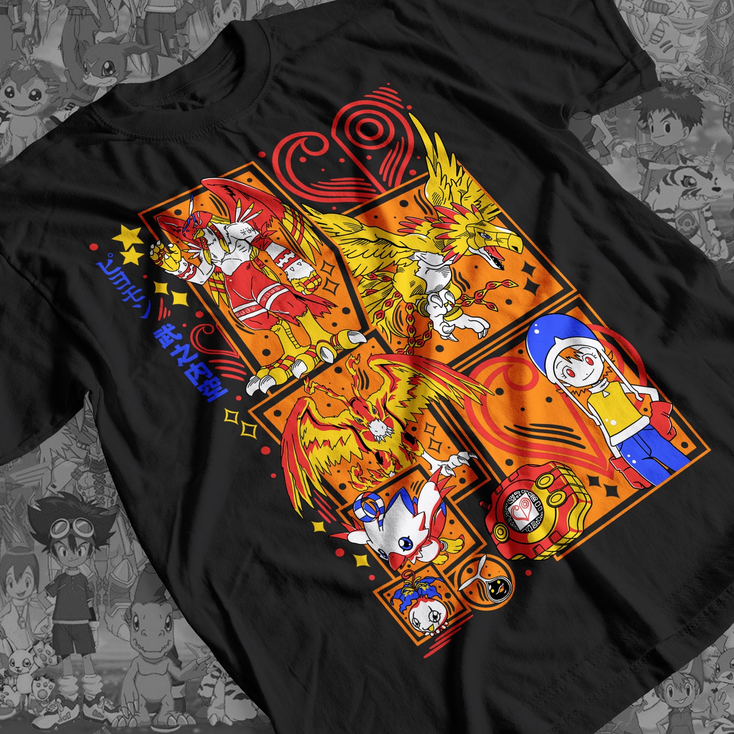 Digimon: Piyomon 01 Premium Anime Design, High Quality DTF Print, 100% Cotton Shirt
