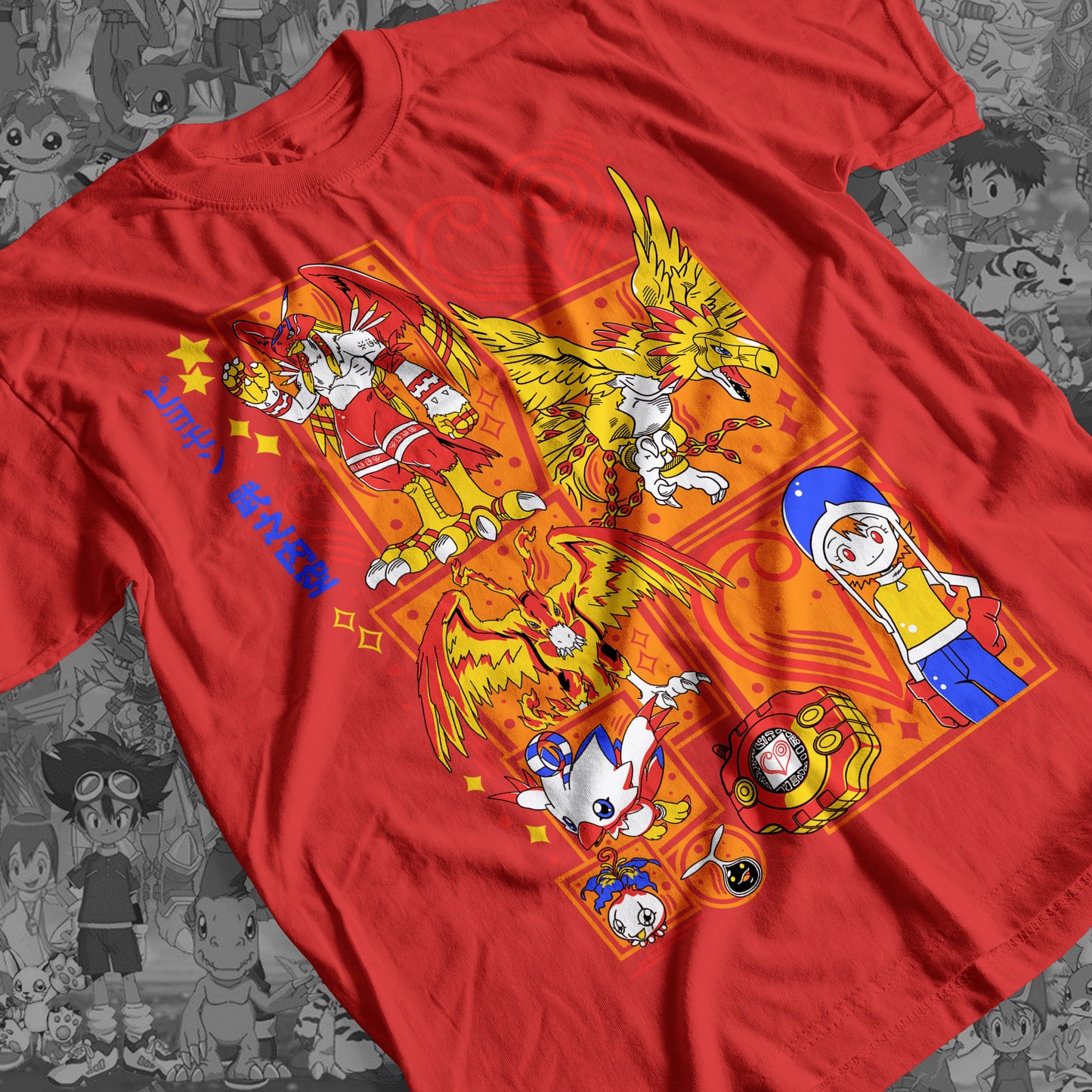 Digimon: Piyomon 01 Premium Anime Design, High Quality DTF Print, 100% Cotton Shirt