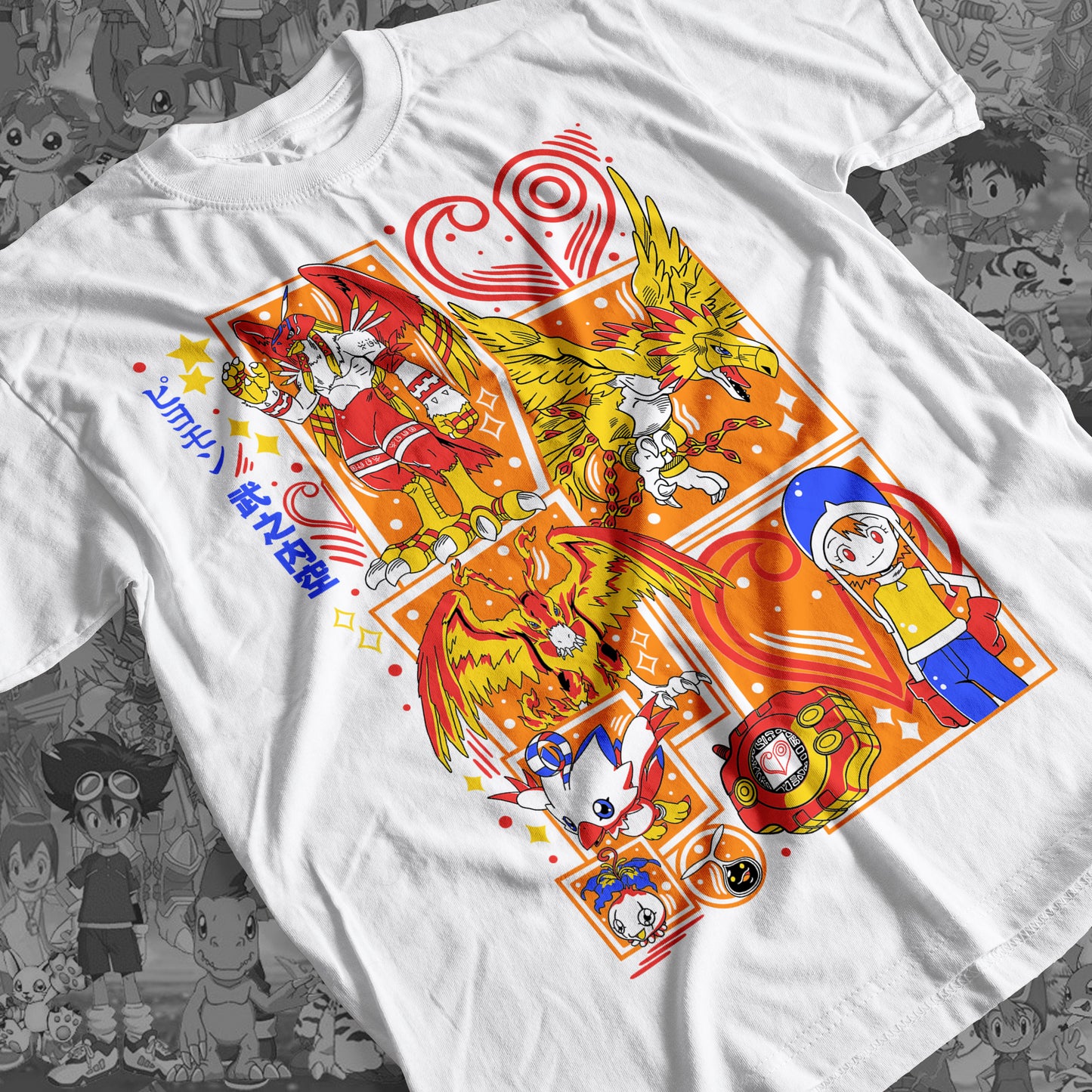 Digimon: Piyomon 01 Premium Anime Design, High Quality DTF Print, 100% Cotton Shirt