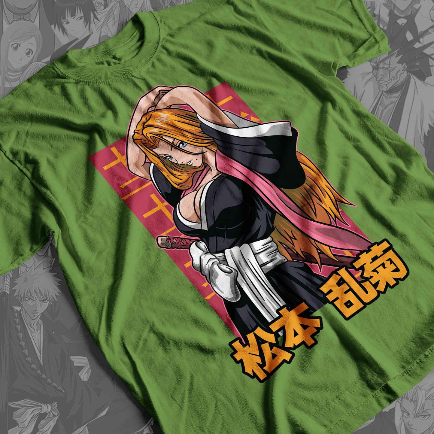 Bleach - Rangiku Matsumoto 01 Premium Anime Design, High Quality DTF Print, 100% Cotton Shirt