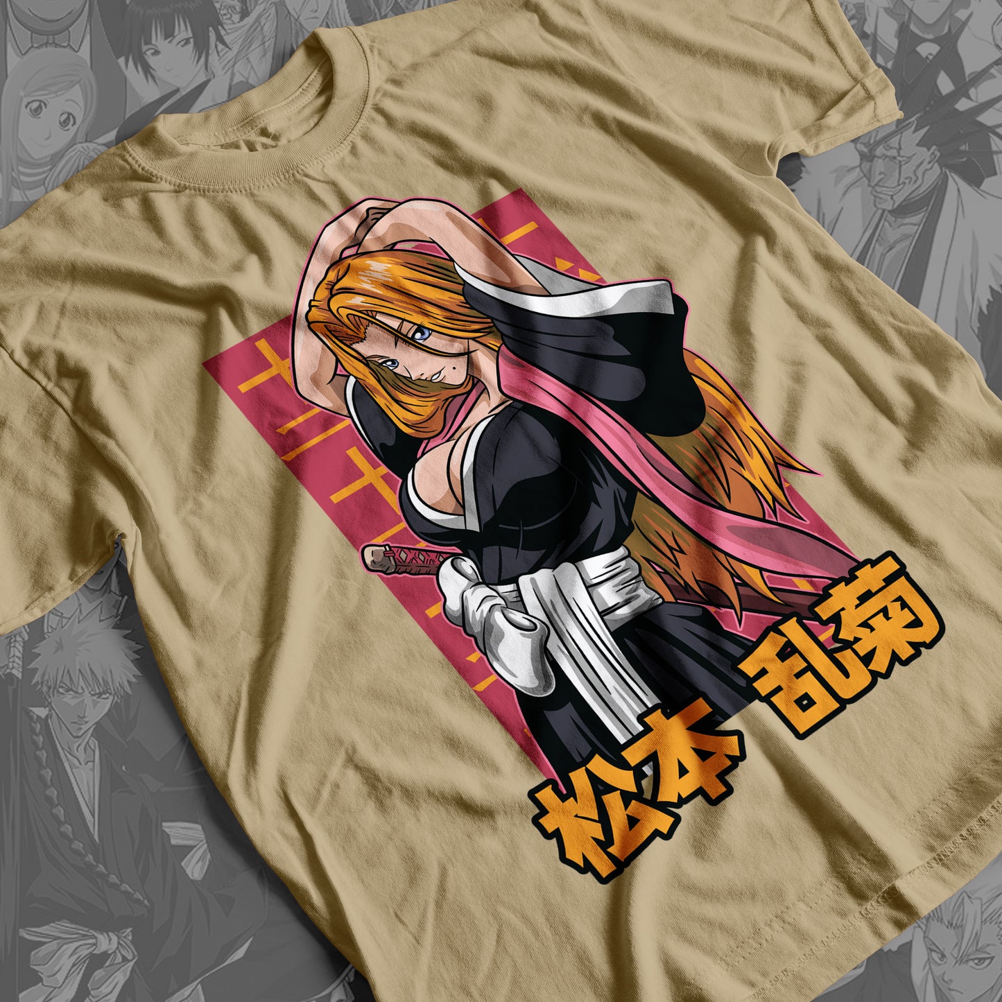 Bleach - Rangiku Matsumoto 01 Premium Anime Design, High Quality DTF Print, 100% Cotton Shirt
