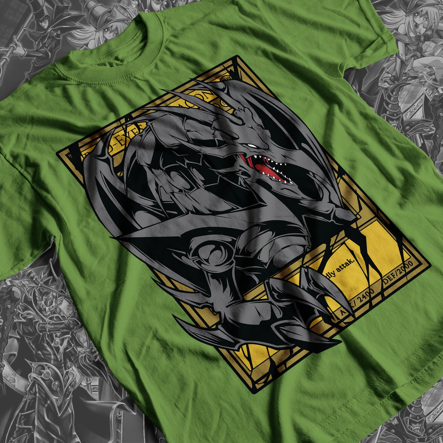 Yu-Gi-Oh! - RED EYES BLACK DRAGON Premium Anime Design, High Quality DTF Print, 100% Cotton Shirt