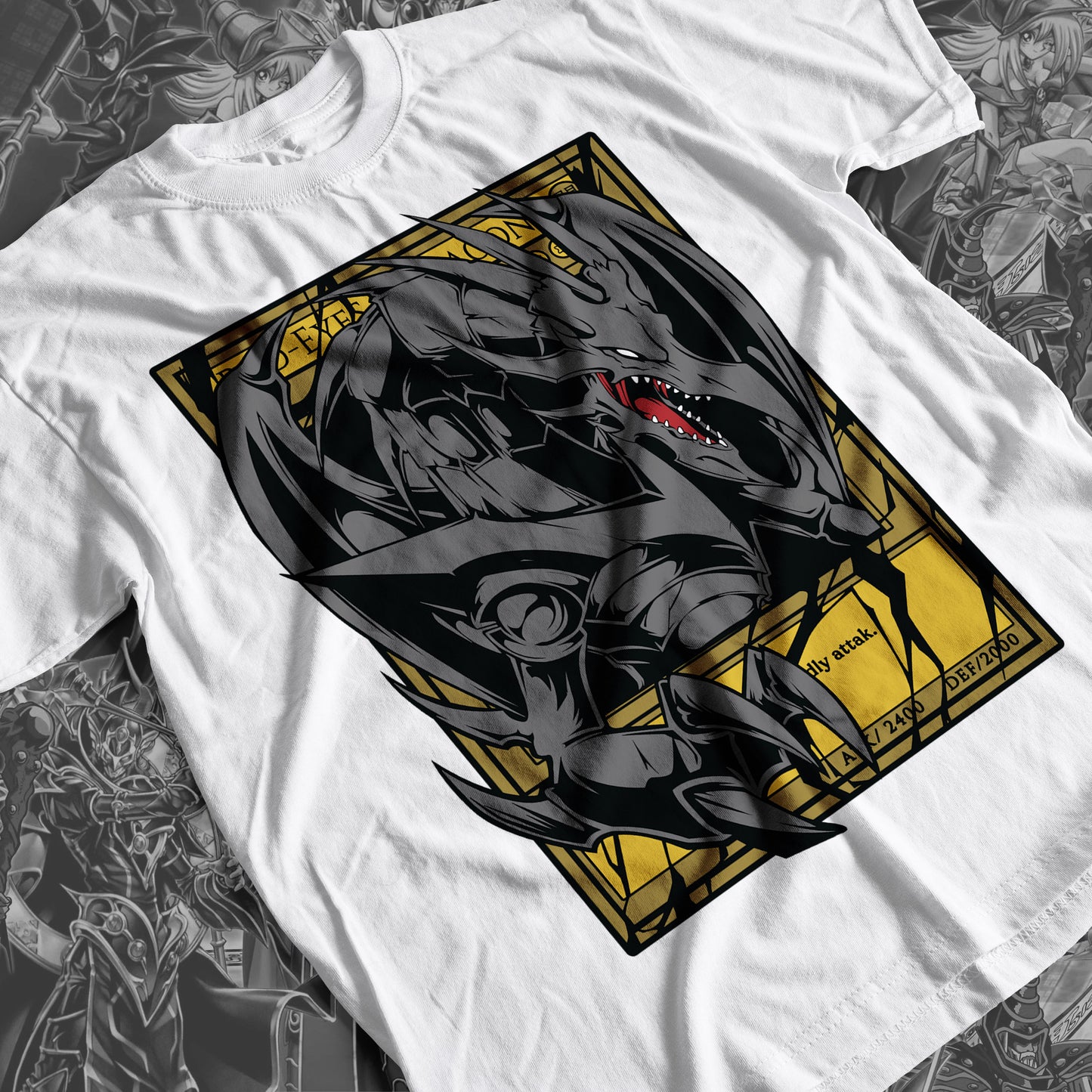 Yu-Gi-Oh! - RED EYES BLACK DRAGON Premium Anime Design, High Quality DTF Print, 100% Cotton Shirt