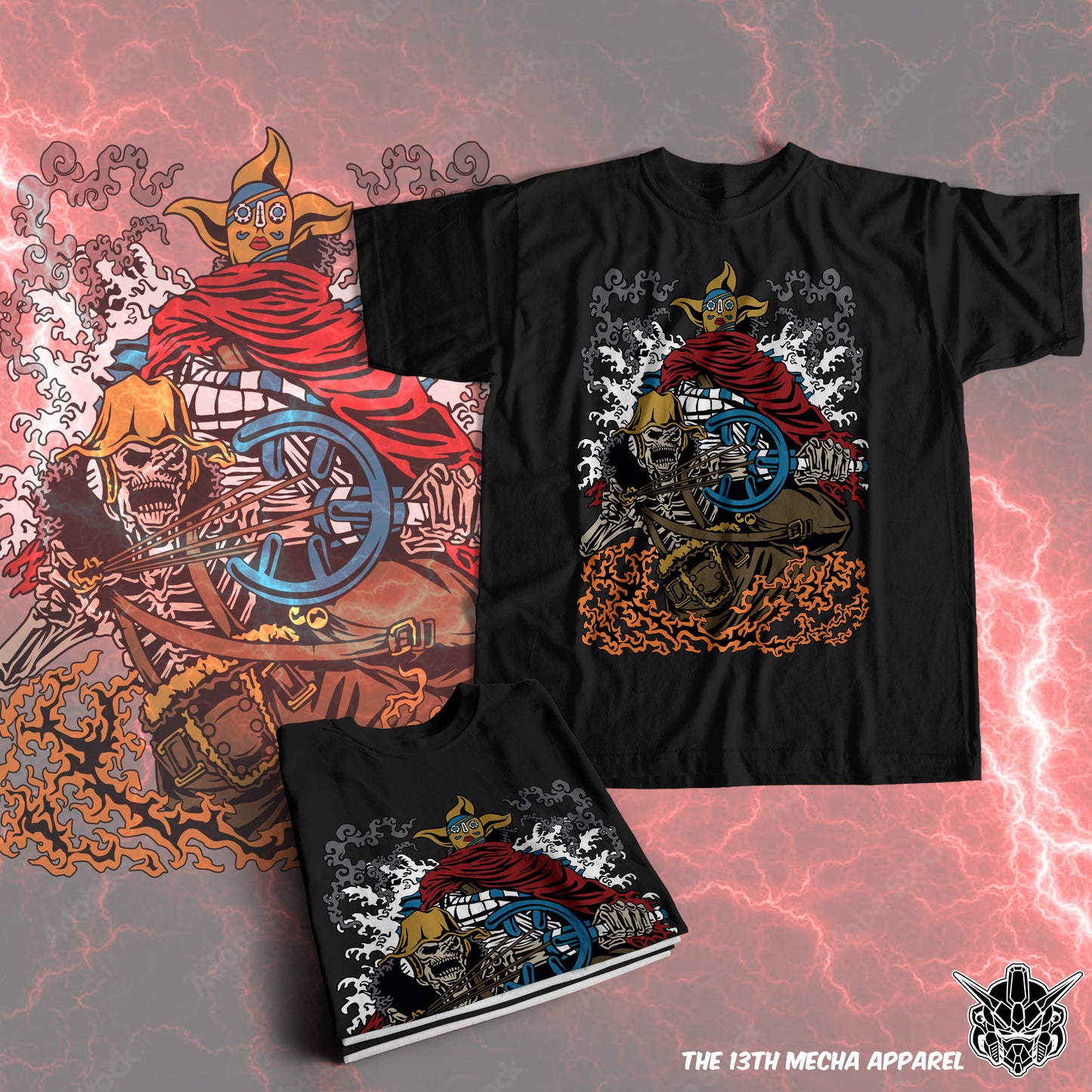 One Piece - Ripperworks Usopp 01 Premium Anime Design, High Quality DTF Print, 100% Cotton Shirt