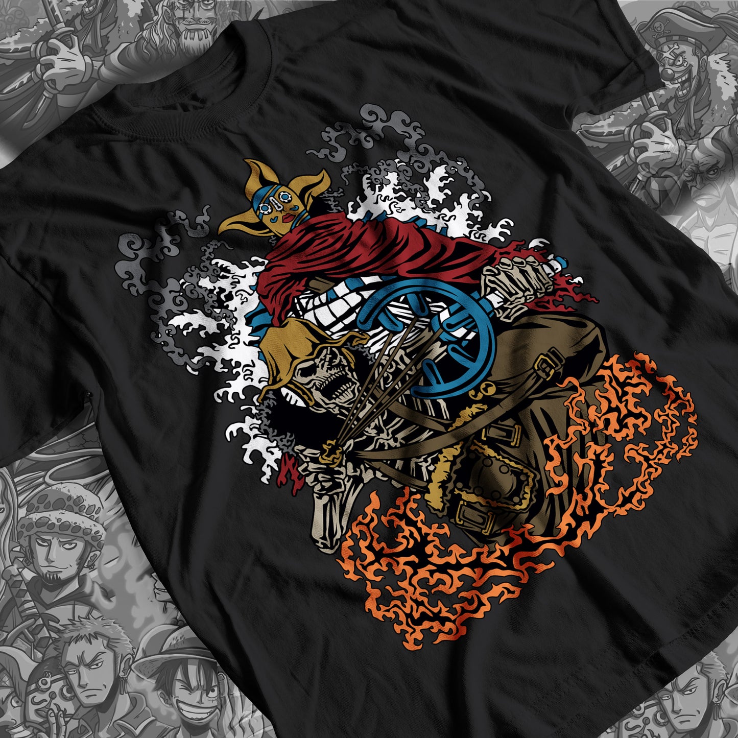 One Piece - Ripperworks Usopp 01 Premium Anime Design, High Quality DTF Print, 100% Cotton Shirt