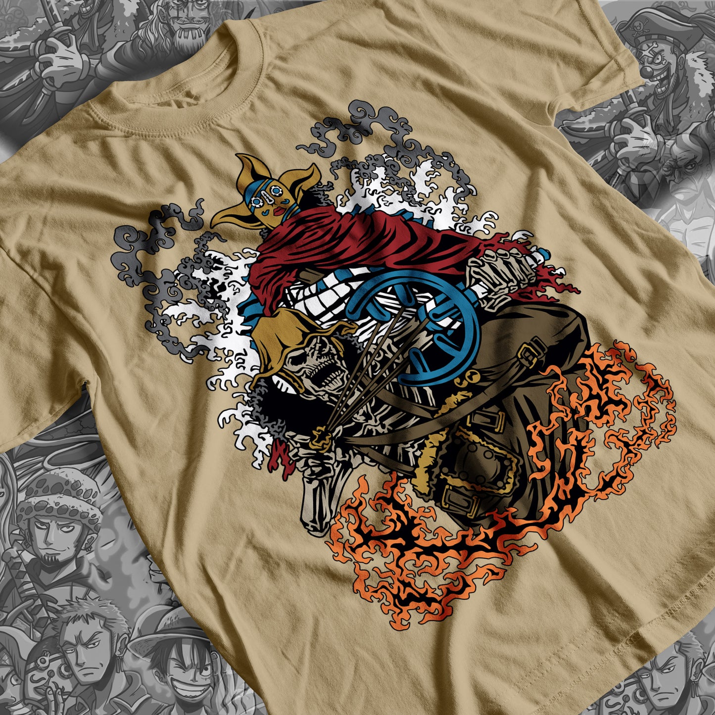 One Piece - Ripperworks Usopp 01 Premium Anime Design, High Quality DTF Print, 100% Cotton Shirt