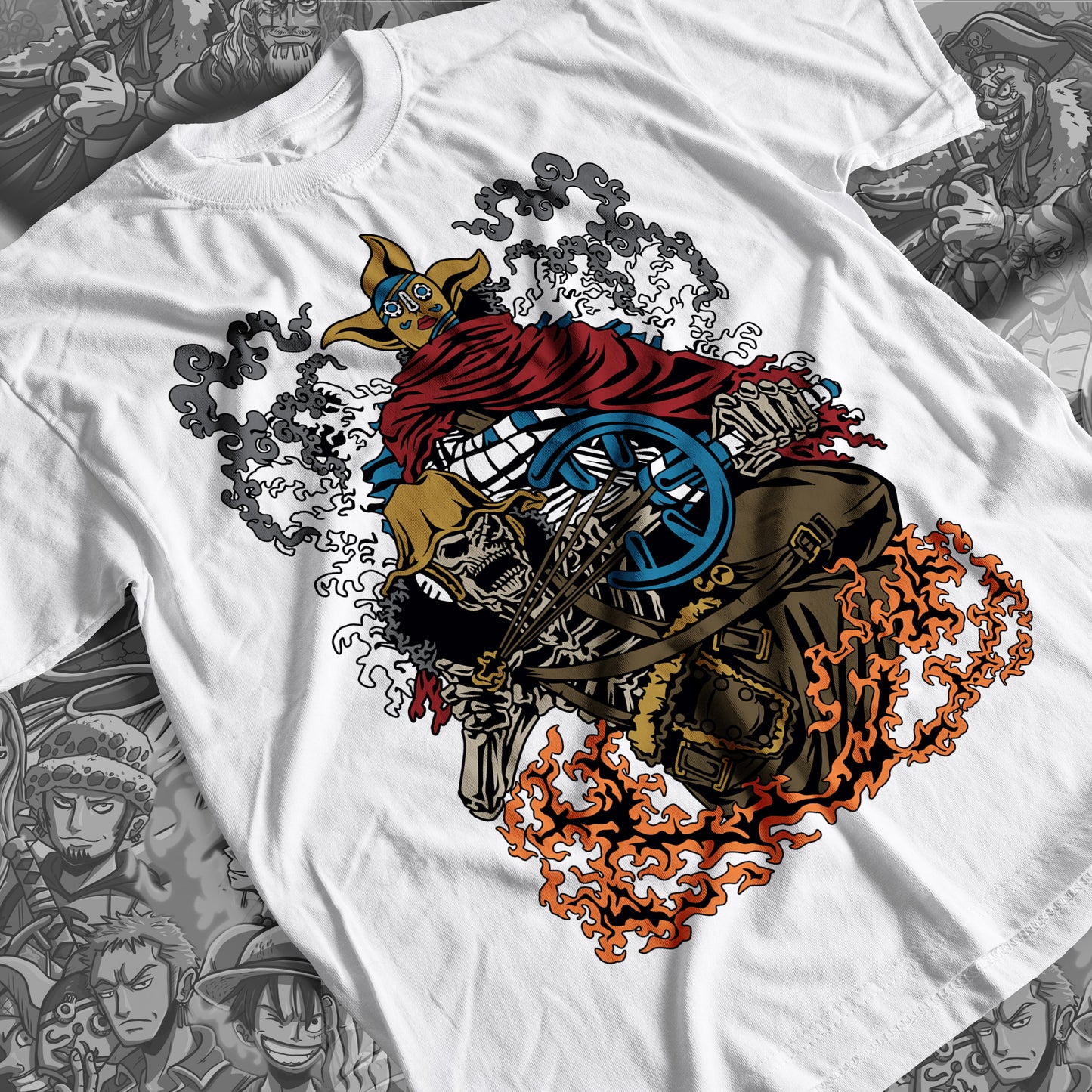 One Piece - Ripperworks Usopp 01 Premium Anime Design, High Quality DTF Print, 100% Cotton Shirt