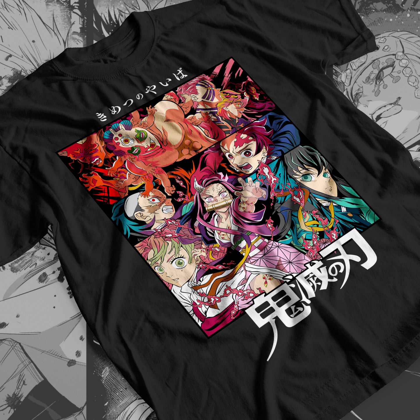 Demon Slayer - Swordsmith Arc 02 Premium Anime Design, High Quality DTF Print, 100% Cotton Shirt