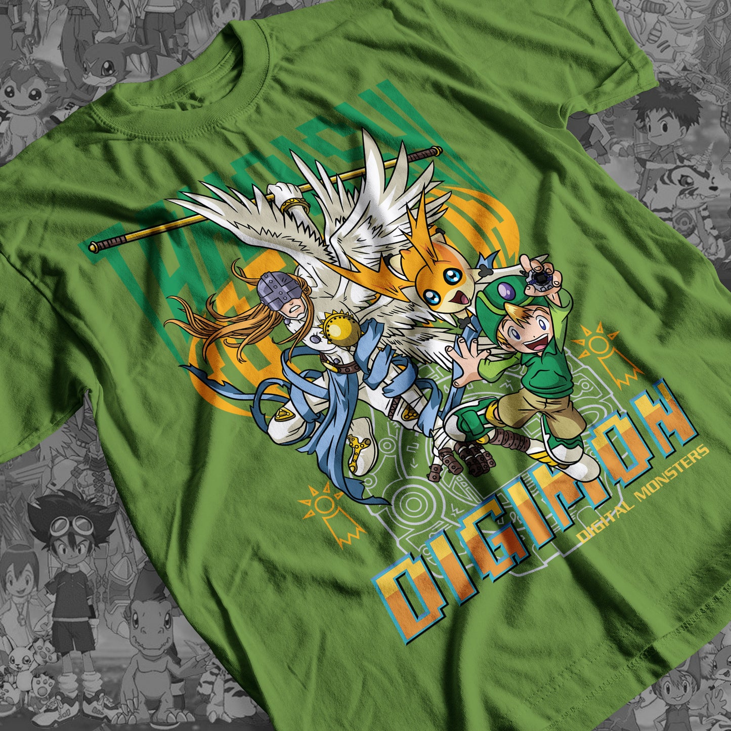 Digimon: Takaishi Premium Anime Design, High Quality DTF Print, 100% Cotton Shirt