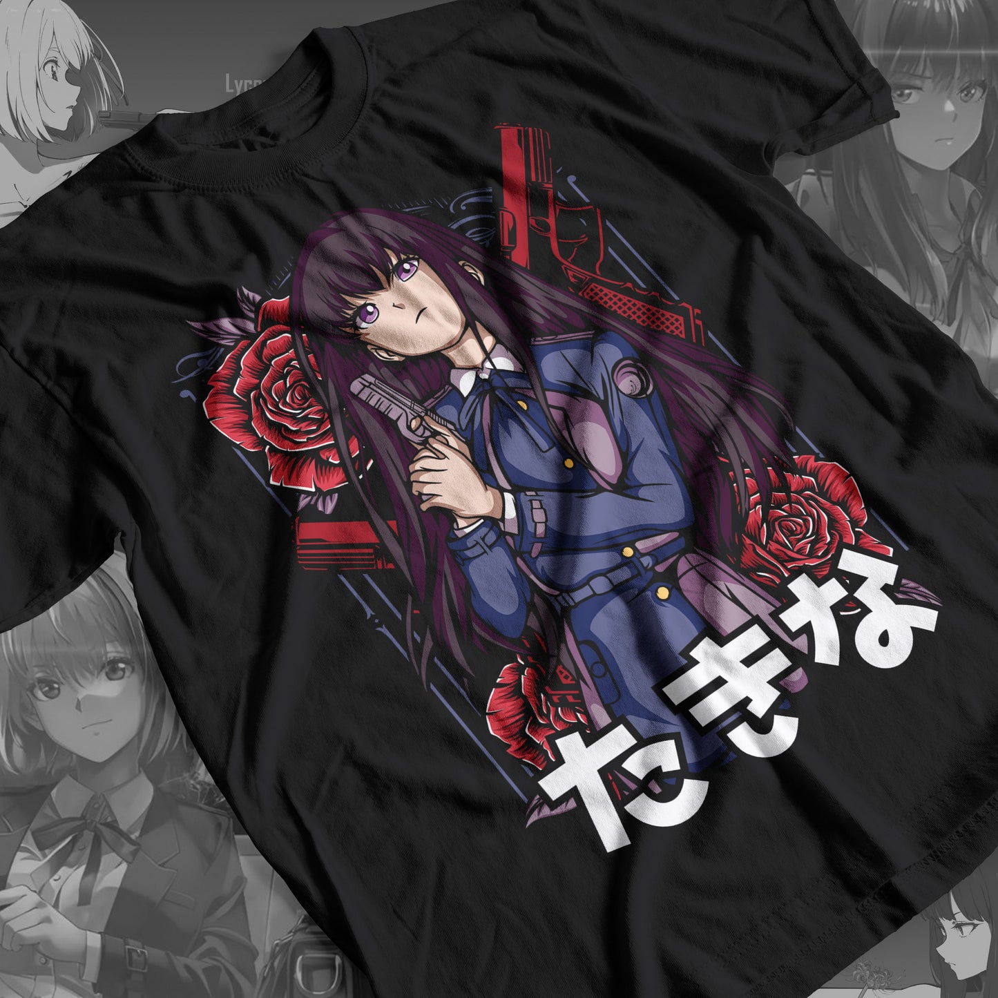 Lycoris Recoil - Takina 01 Premium Anime Design, High Quality DTF Print, 100% Cotton Shirt